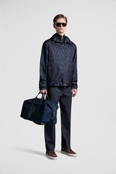 Dark Blue Lepontine Reversible Hooded Jacket - Windbreakers u0026 Raincoats for  Men | Moncler US