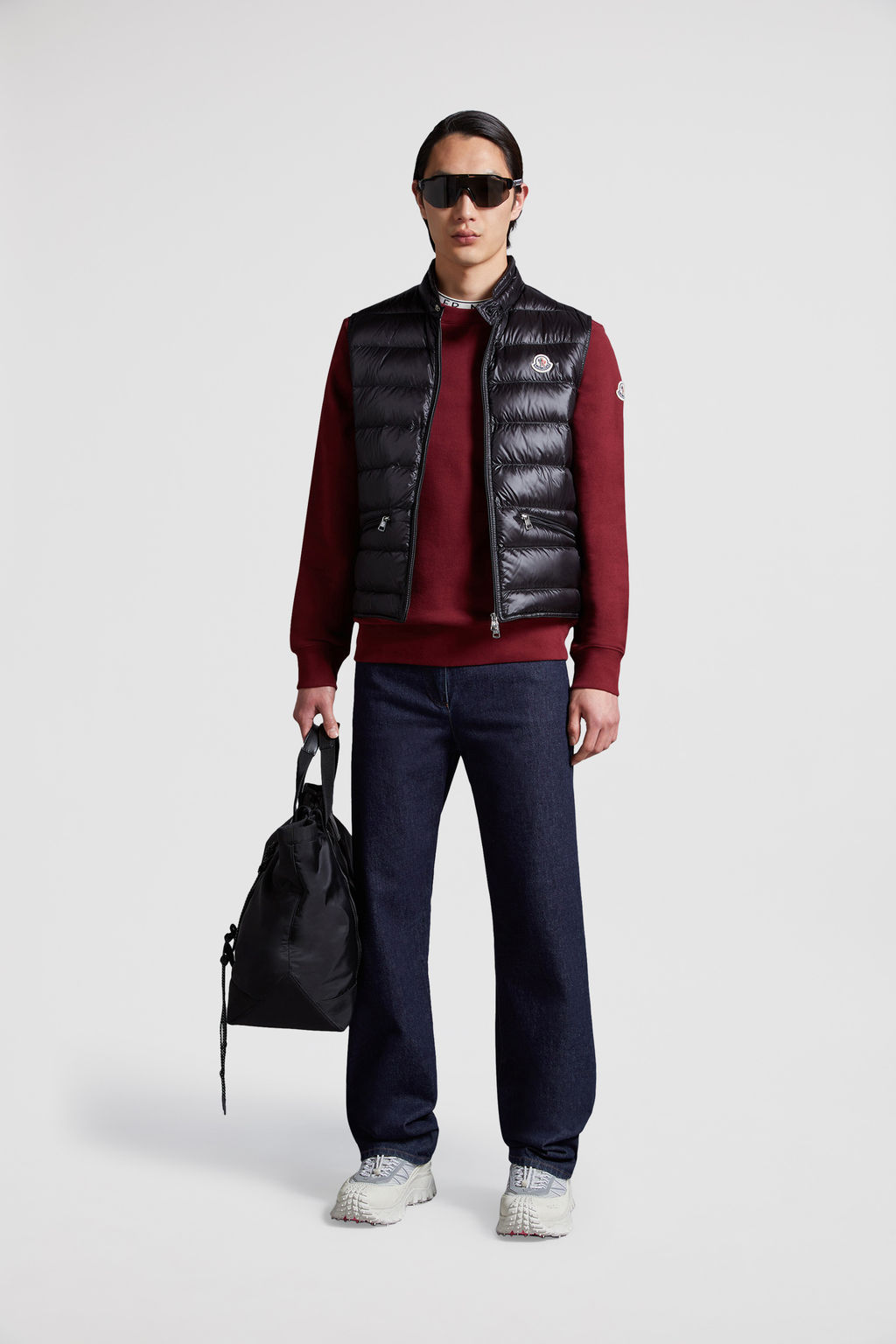 Blauer SMANICATI Imbottito Piuma Piumino a Gilet, 888 Blu, S Donna