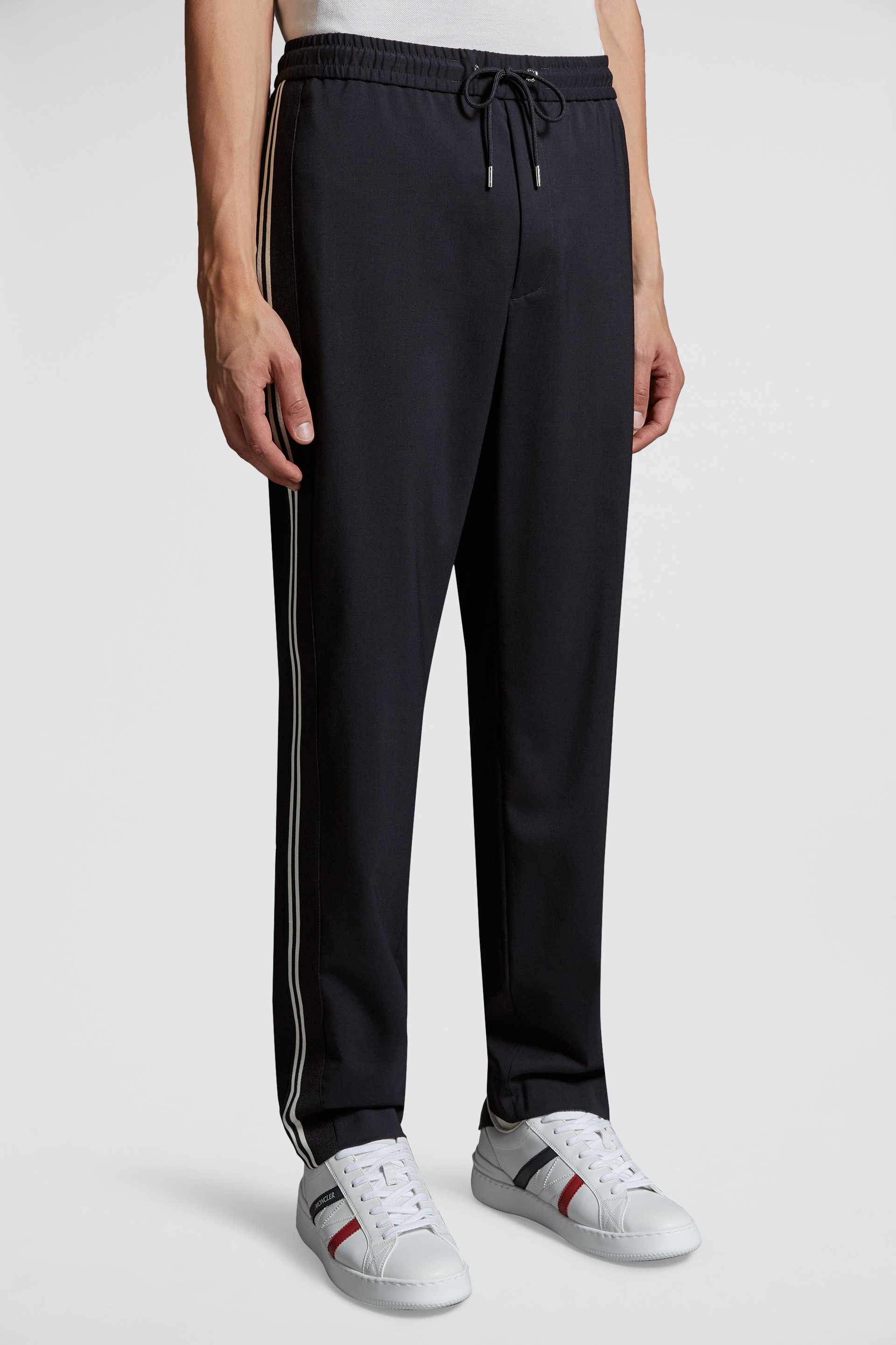 Wool Gabardine Jogging Trousers