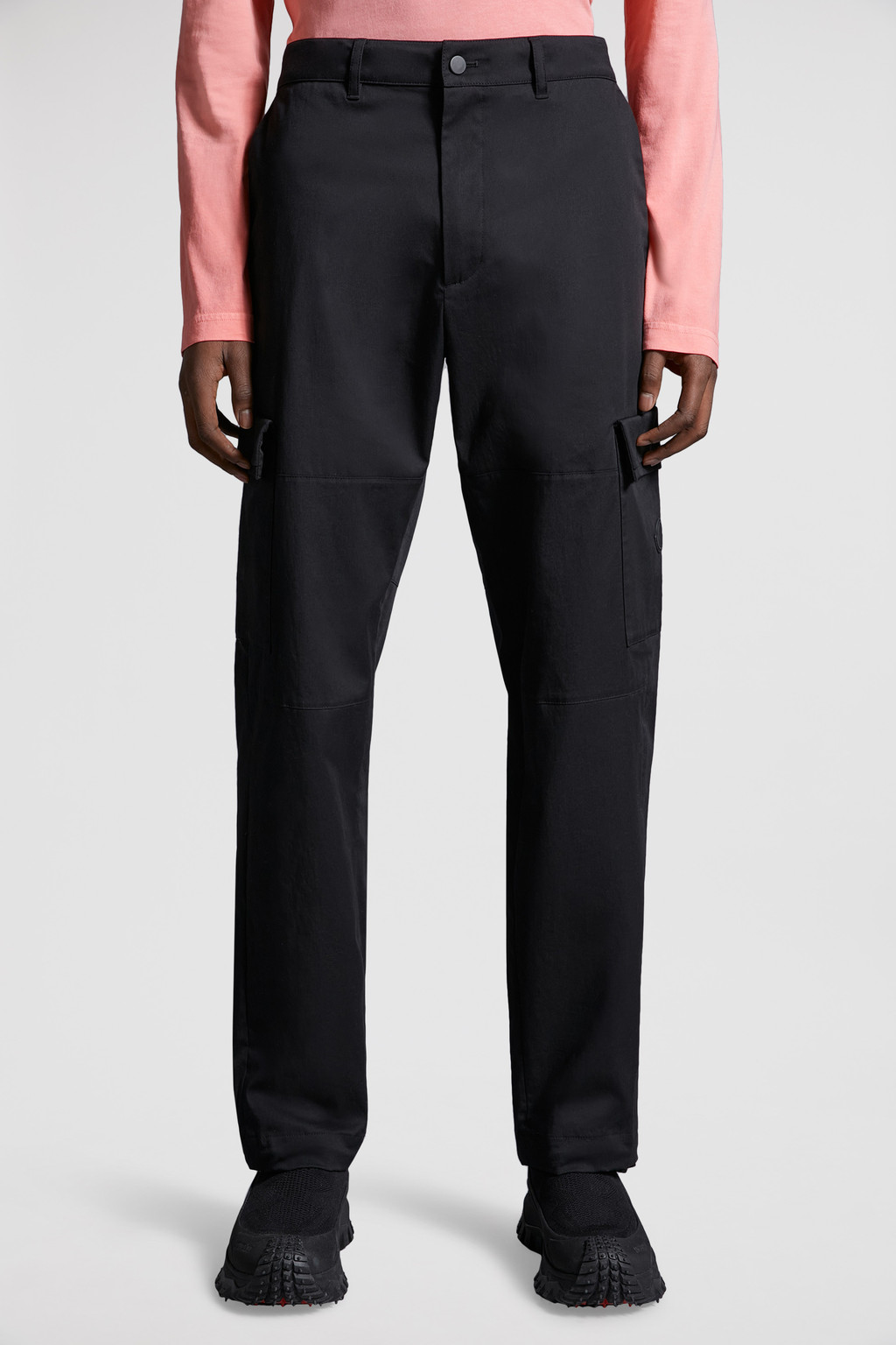 GABARDINE CARGO TROUSERS