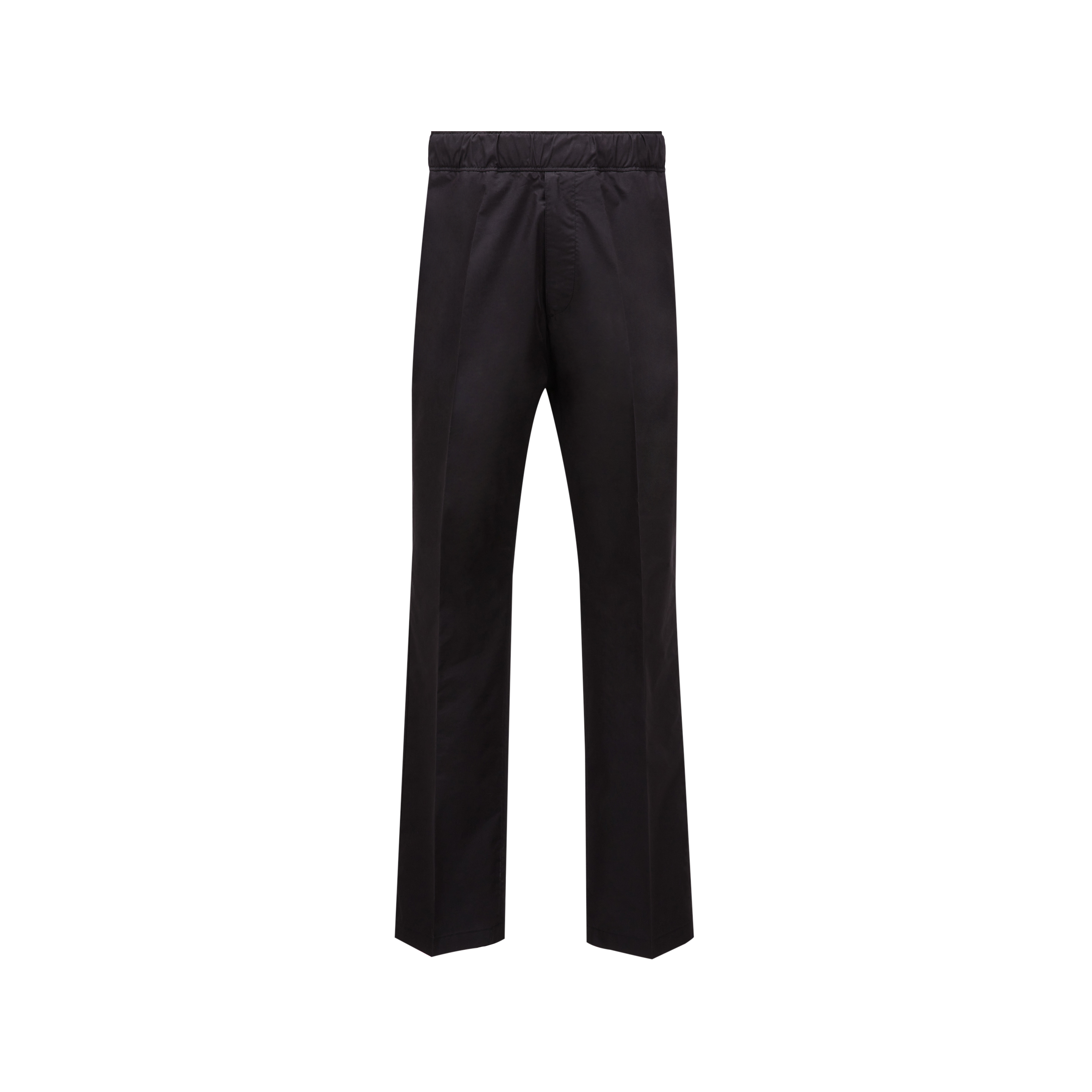 Moncler Collection Pantalon En Popeline In Black