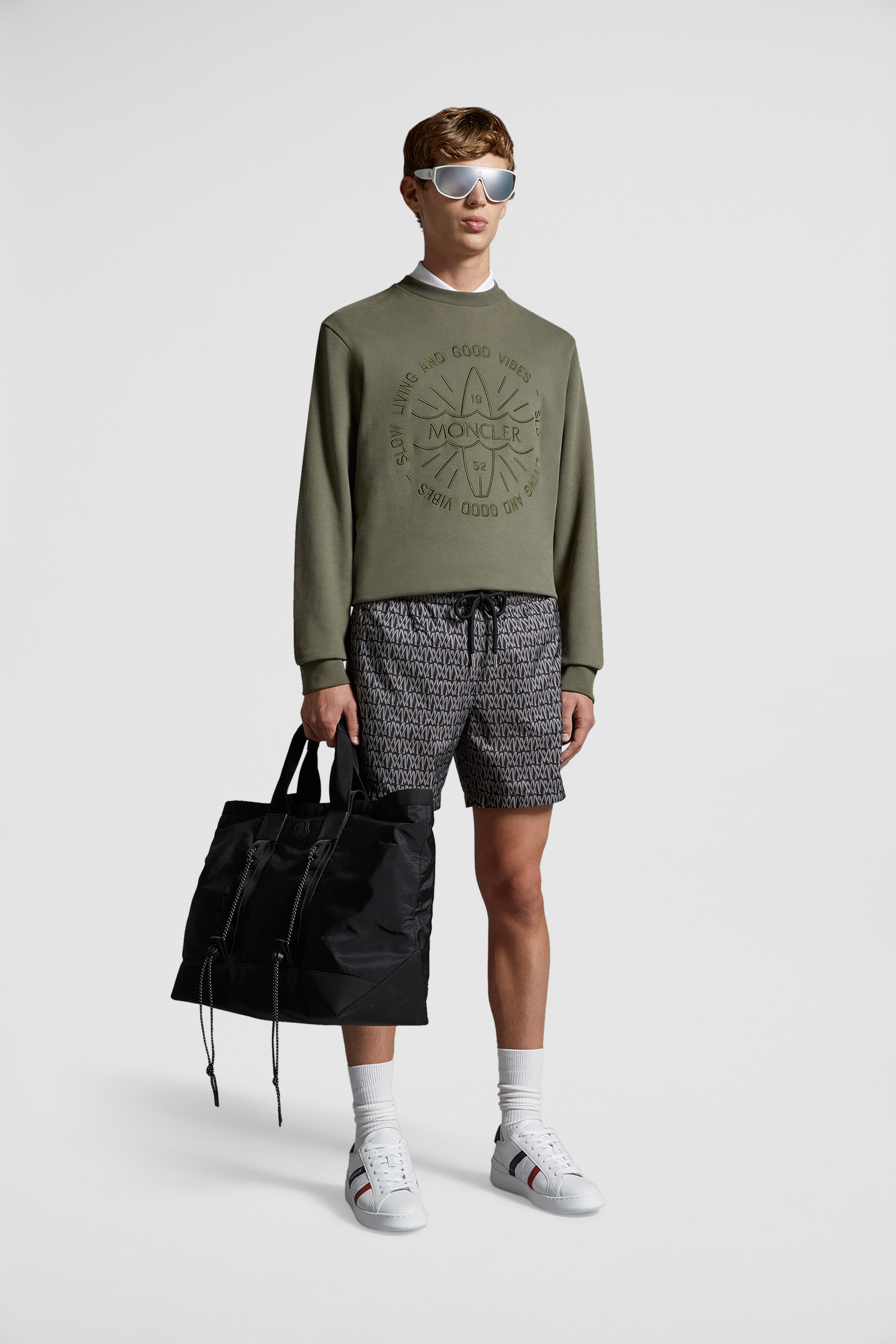 Moncler top and clearance shorts