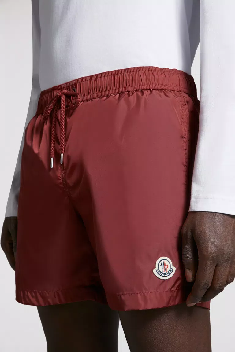 Red Swim Shorts - Swimwear for Men | Moncler LV