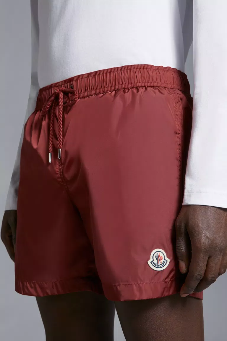 Red Swim Shorts - Swimwear for Men | Moncler LV