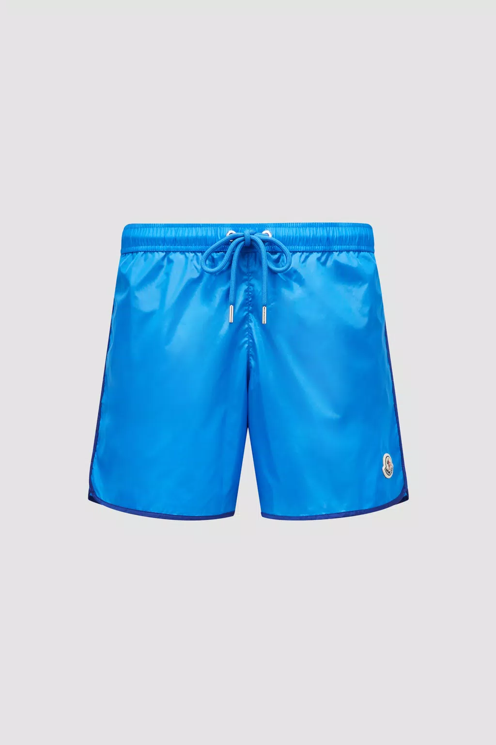 Logo Patch Swim Shorts Men Blue Moncler 1