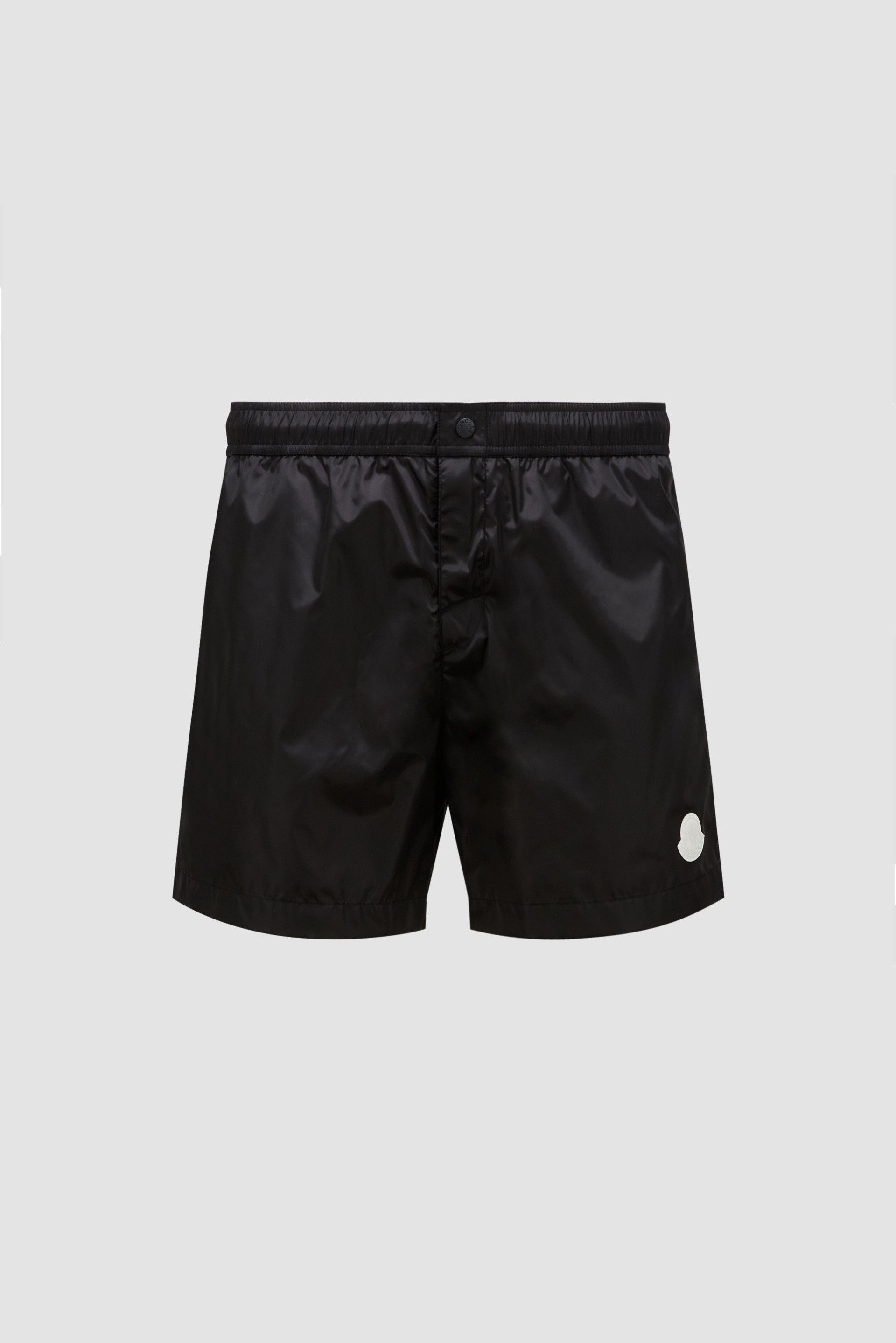 Black Swim Shorts Swimwear for Men Moncler CY