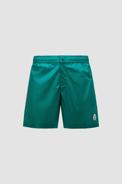 Moncler swim shorts red on sale