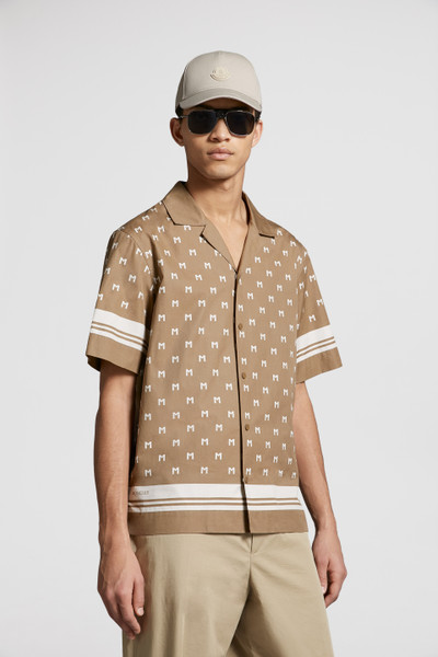 Monogram Pleated Shirt - Beige