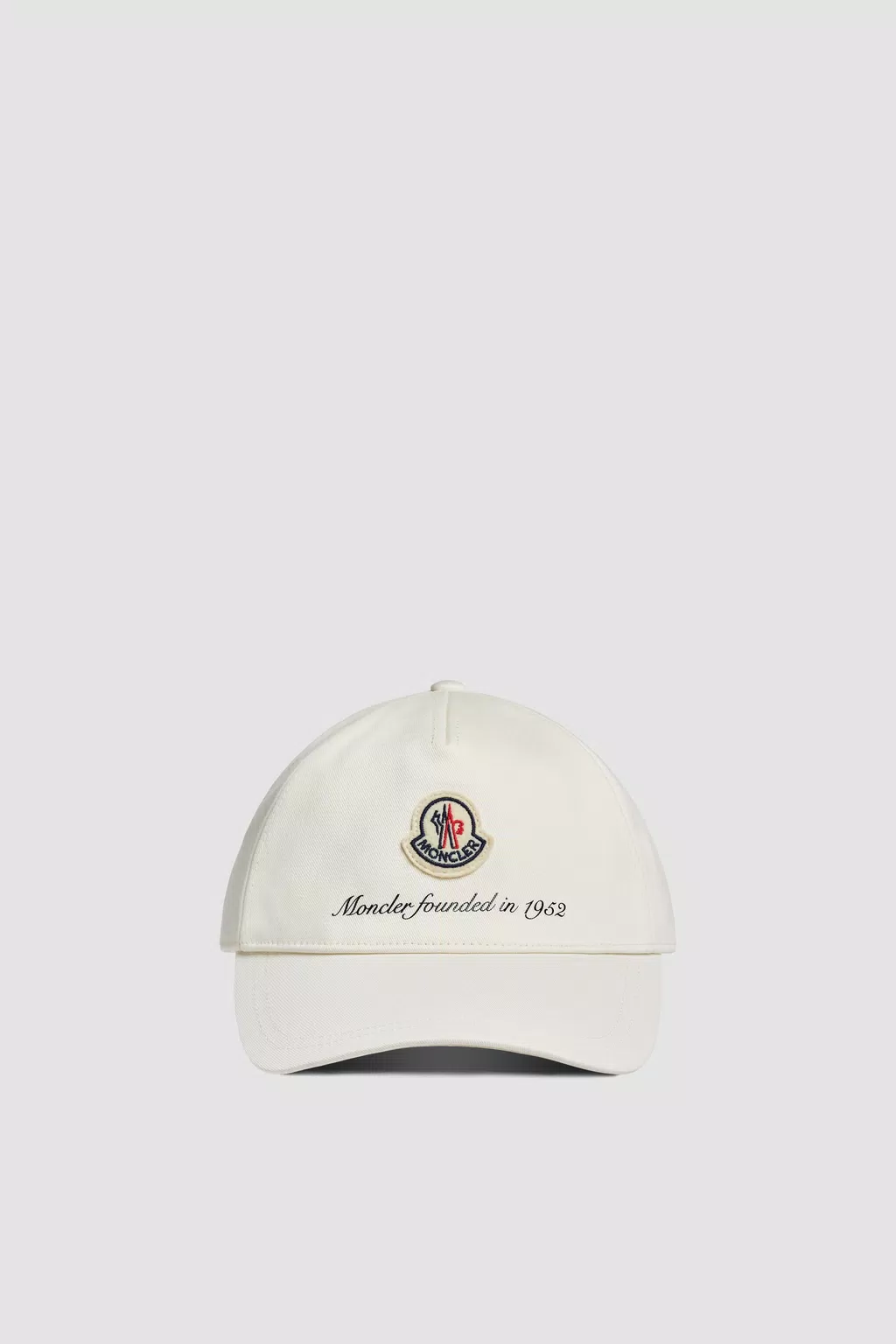 Cappello da baseball in gabardine Uomo Bianco Moncler 1