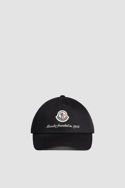 高質 MONCLER ブラック モンクレール キャップ 帽子 帽子 - www 