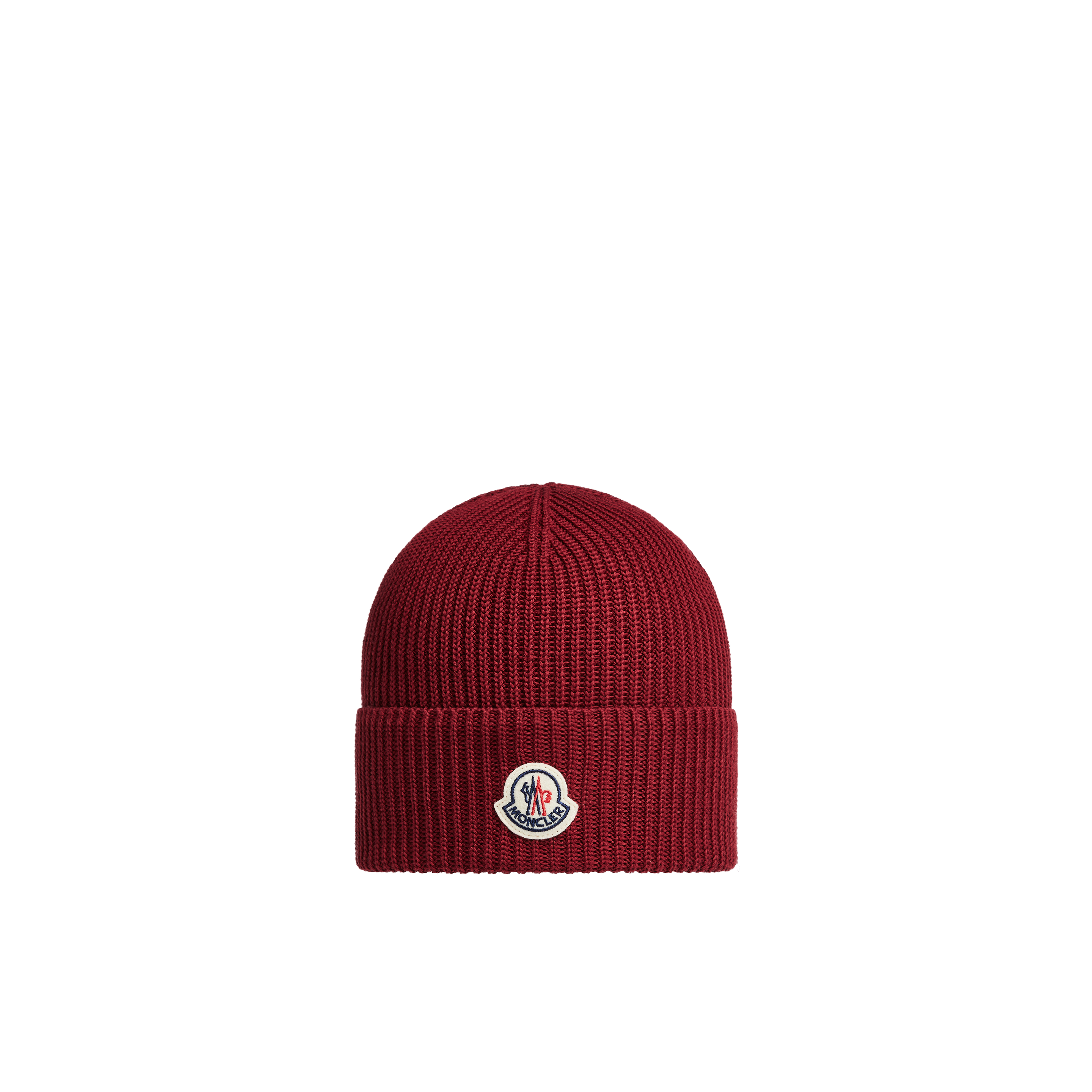 Moncler Collection Cotton Beanie Red