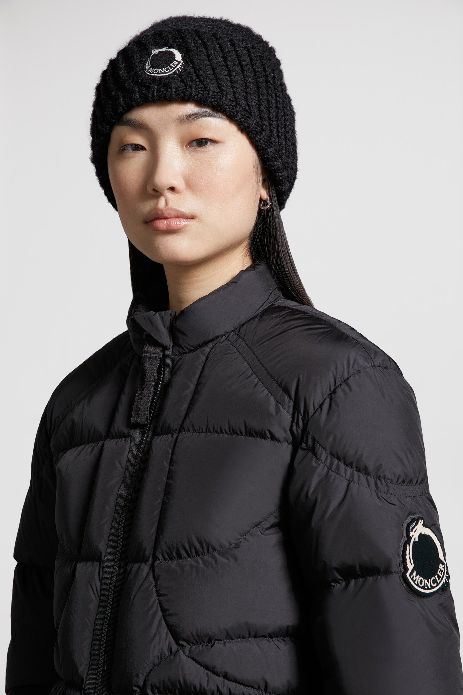 Bonnet en laine Noir - Chapeaux & Bonnets Homme | Moncler BE
