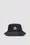 Logo Bucket Hat Men Black Moncler