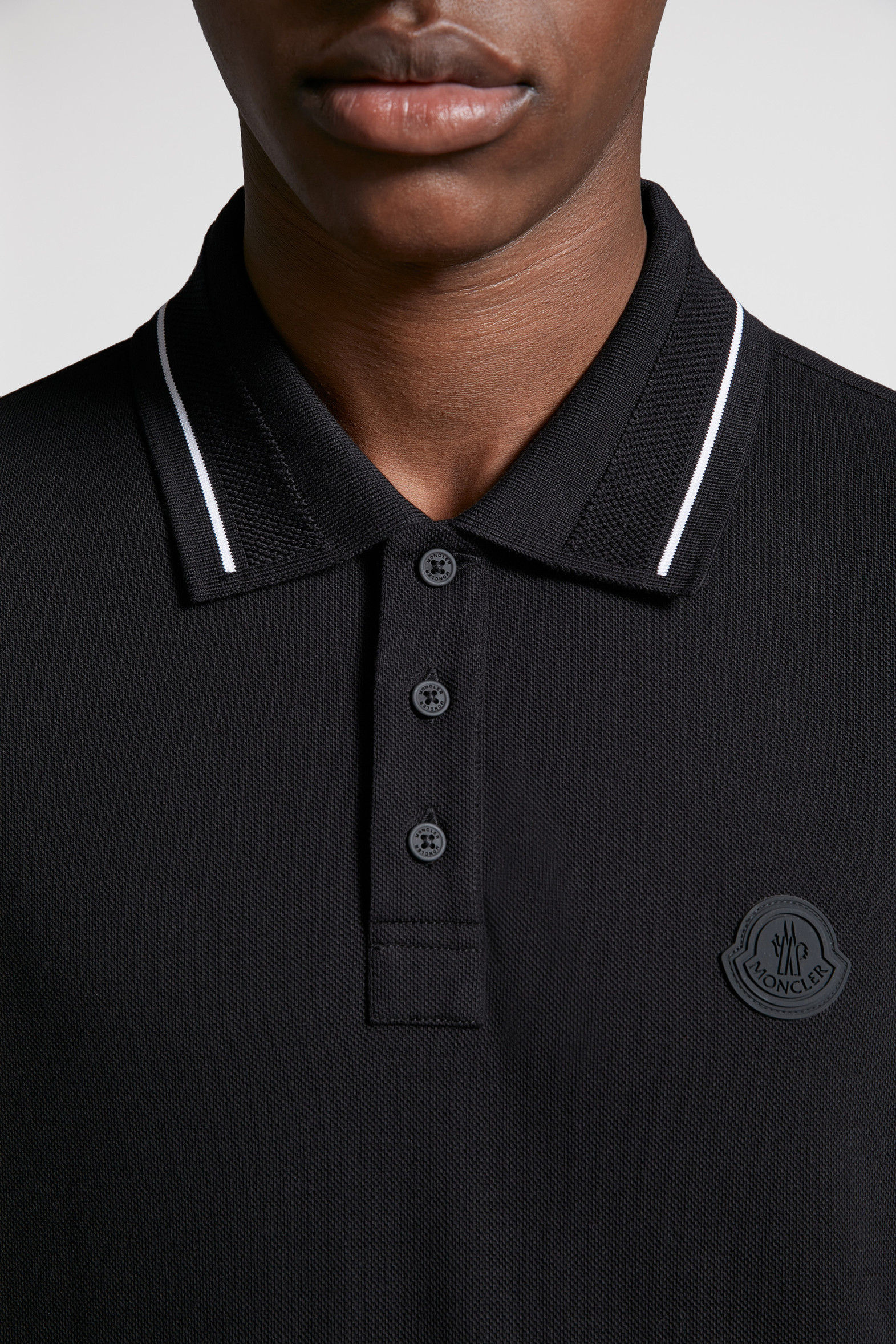 Logo patch polo shirt Polo