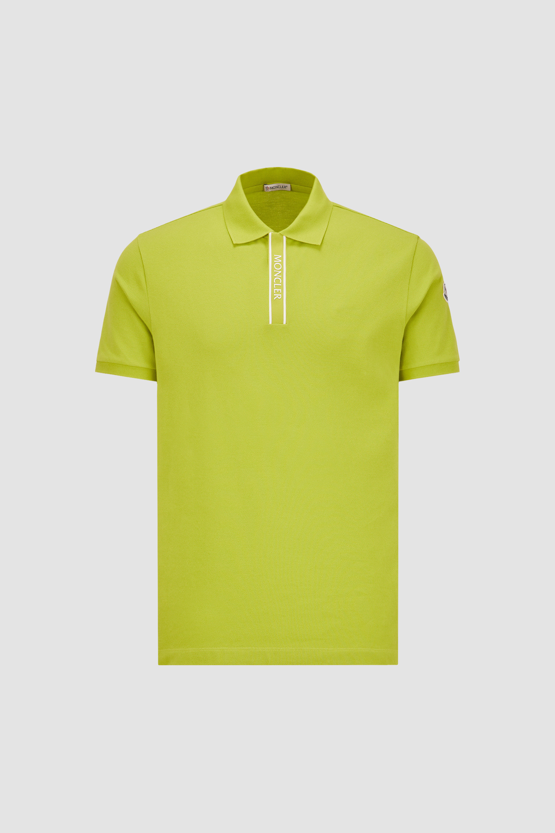 Moncler yellow shop polo shirt