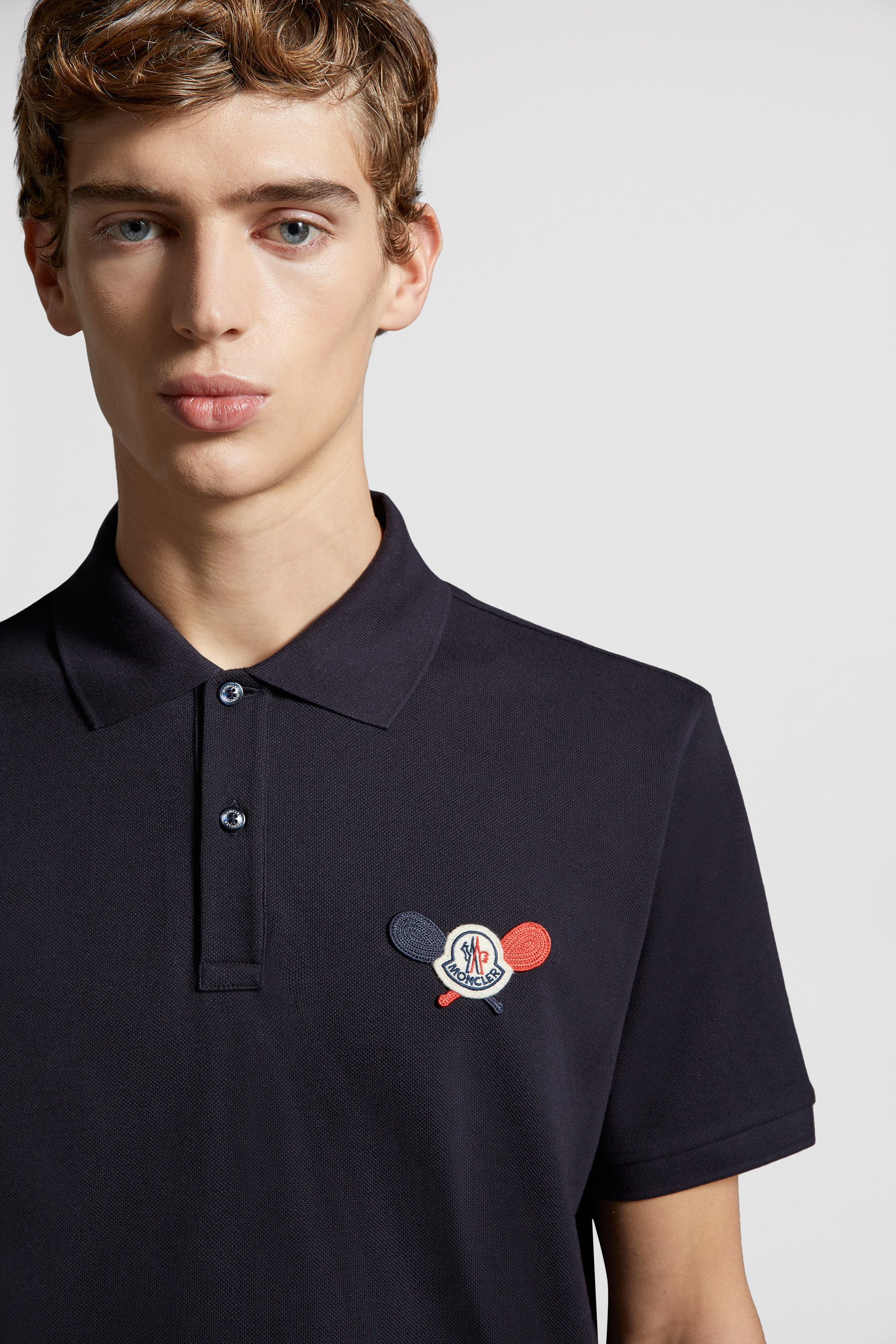 Mens moncler cheap polo shirt sale