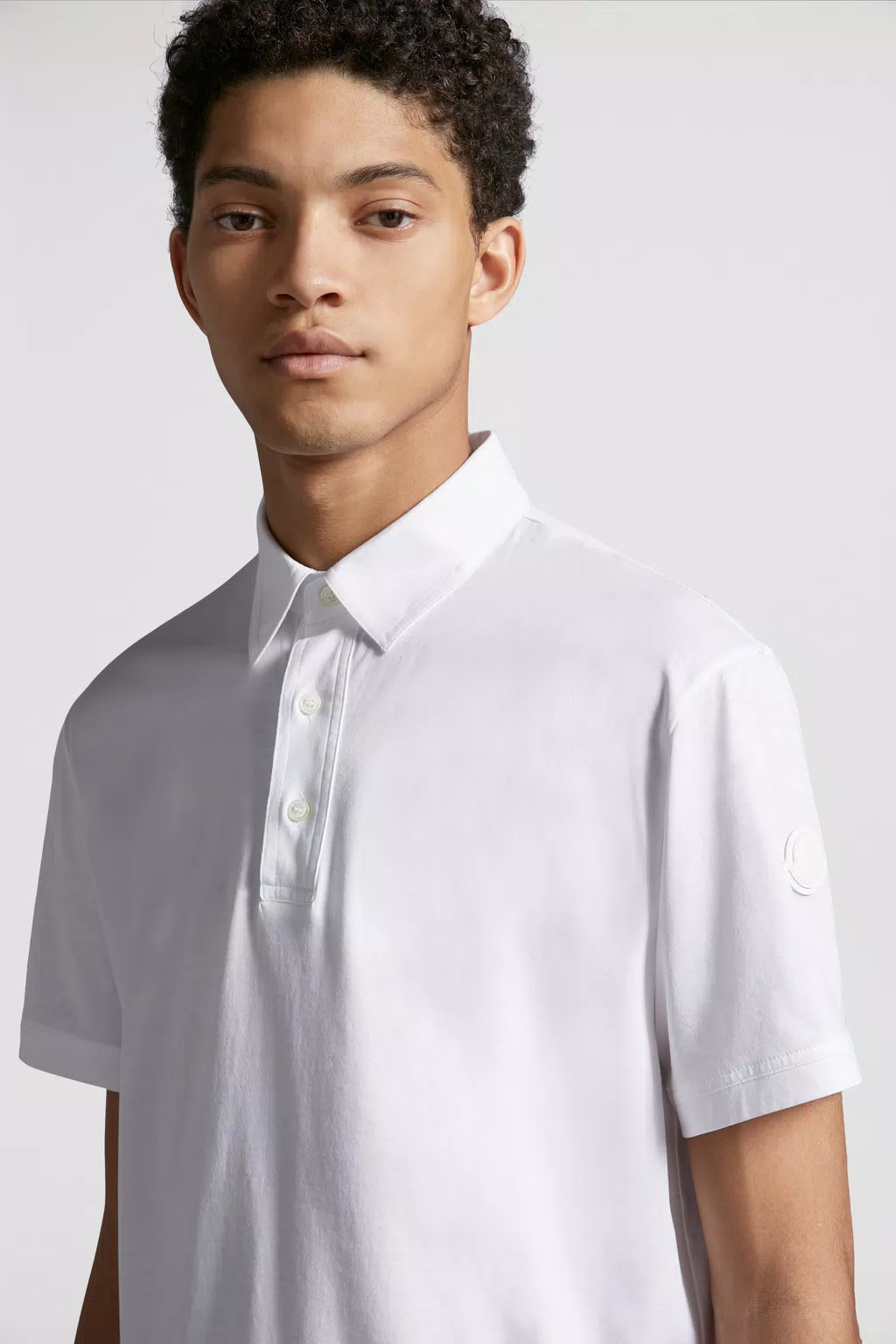 Optical White Polo Shirt - Polos & T-shirts for Men | Moncler CA
