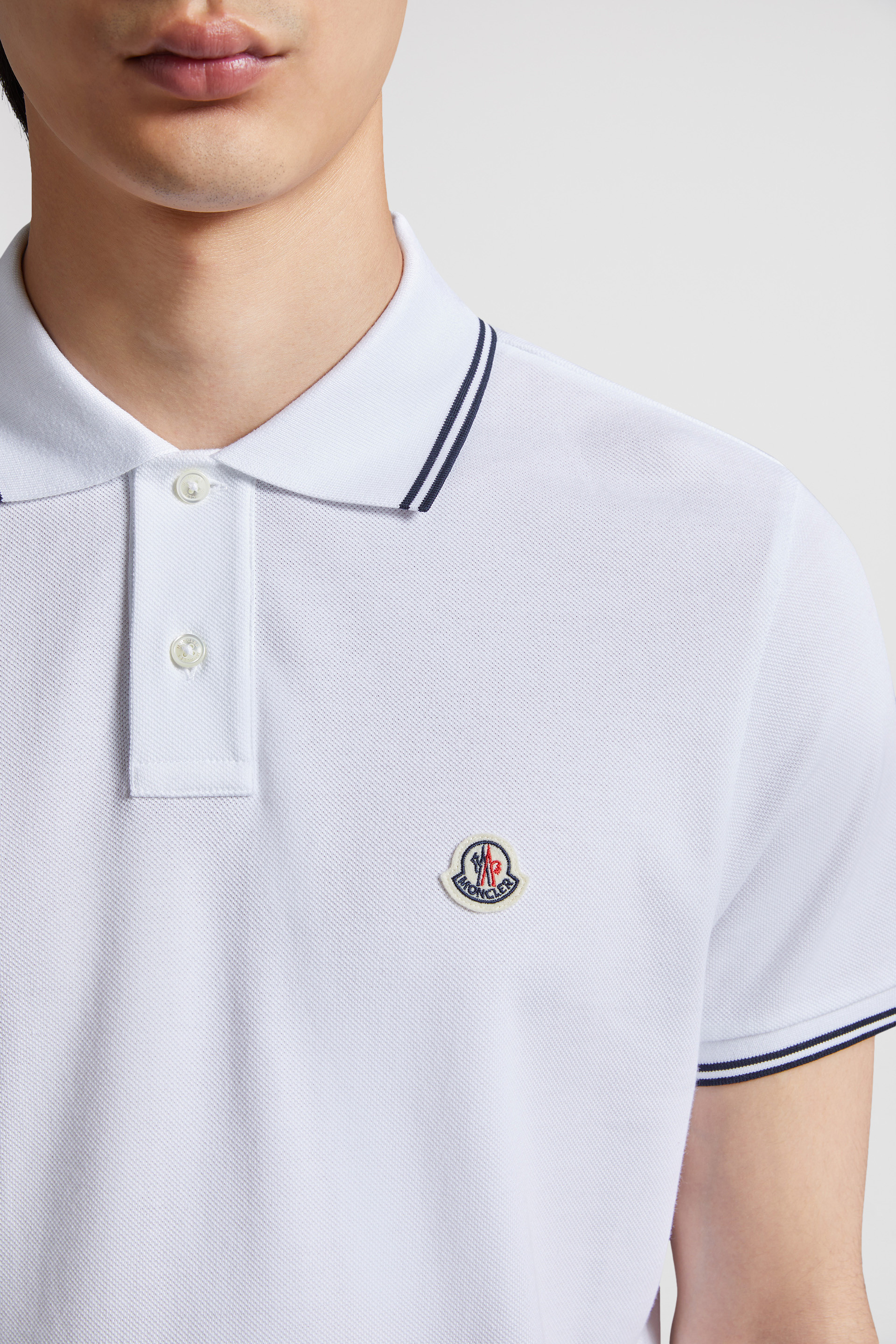 Moncler 2025 white polo