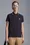 Рубашка-поло с нашивкой в виде логотипа Для мужчин Темно-синий Moncler