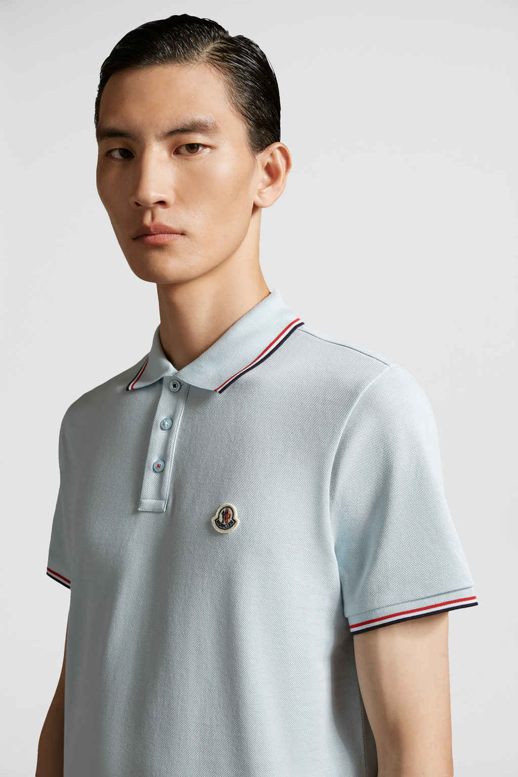 Logo patch polo shirt Polo