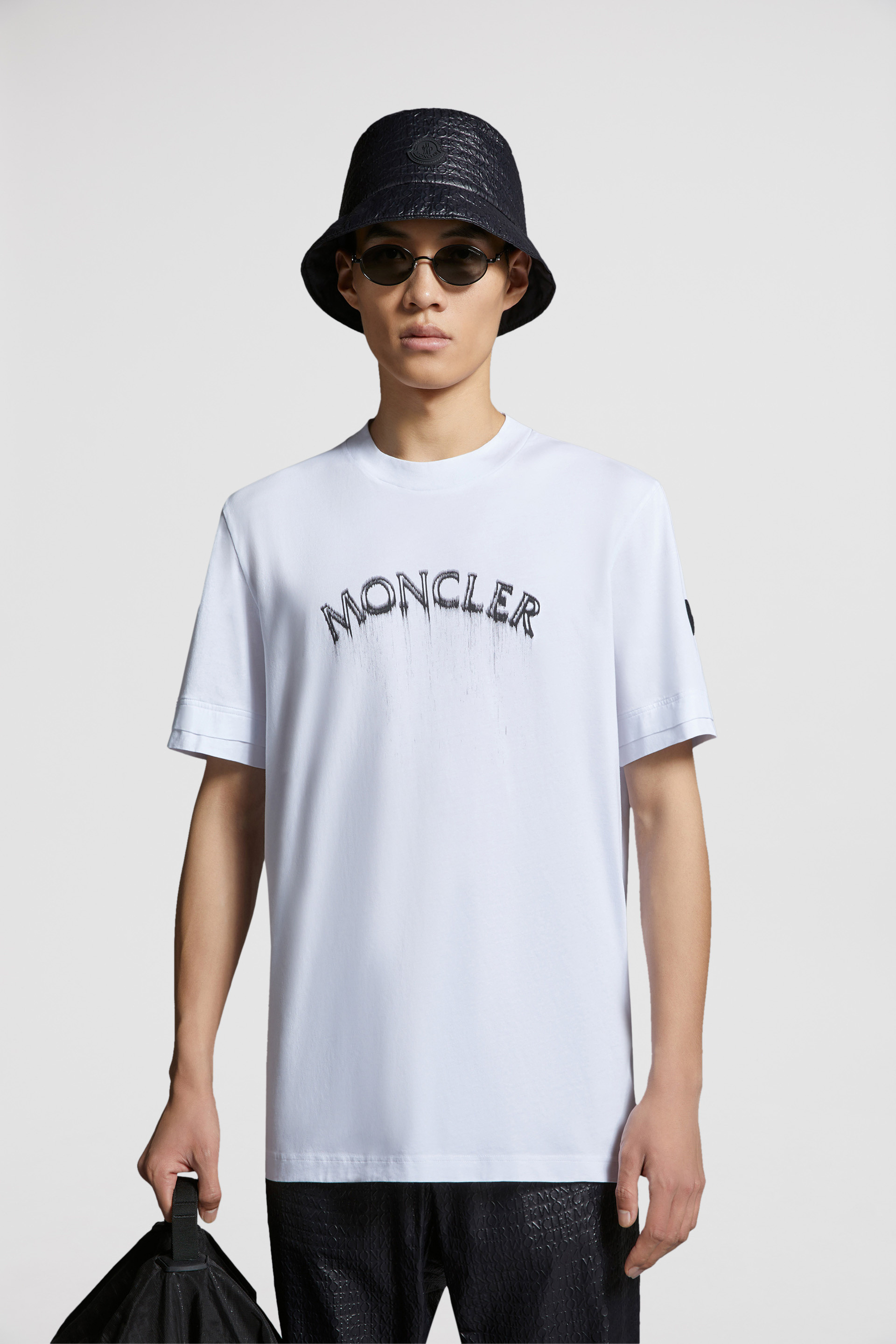 MONCLER モンクレール バイカラー Tシャツ XXLサイズ 大きめ 白 黒管理番号