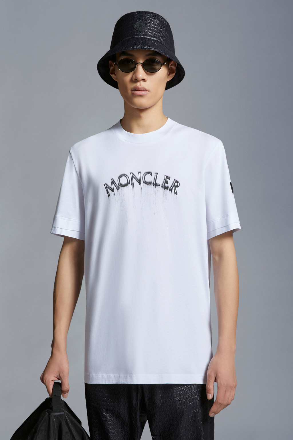 カラーホワイト【新品・未使用】MONCLER 半袖シャツ - Tシャツ