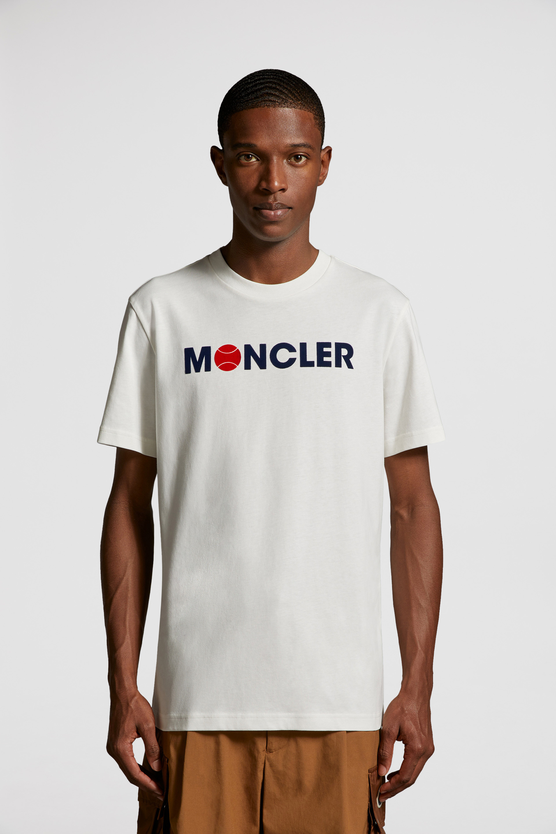 MONCLER モンクレール バイカラー Tシャツ XXLサイズ 大きめ 白 黒 