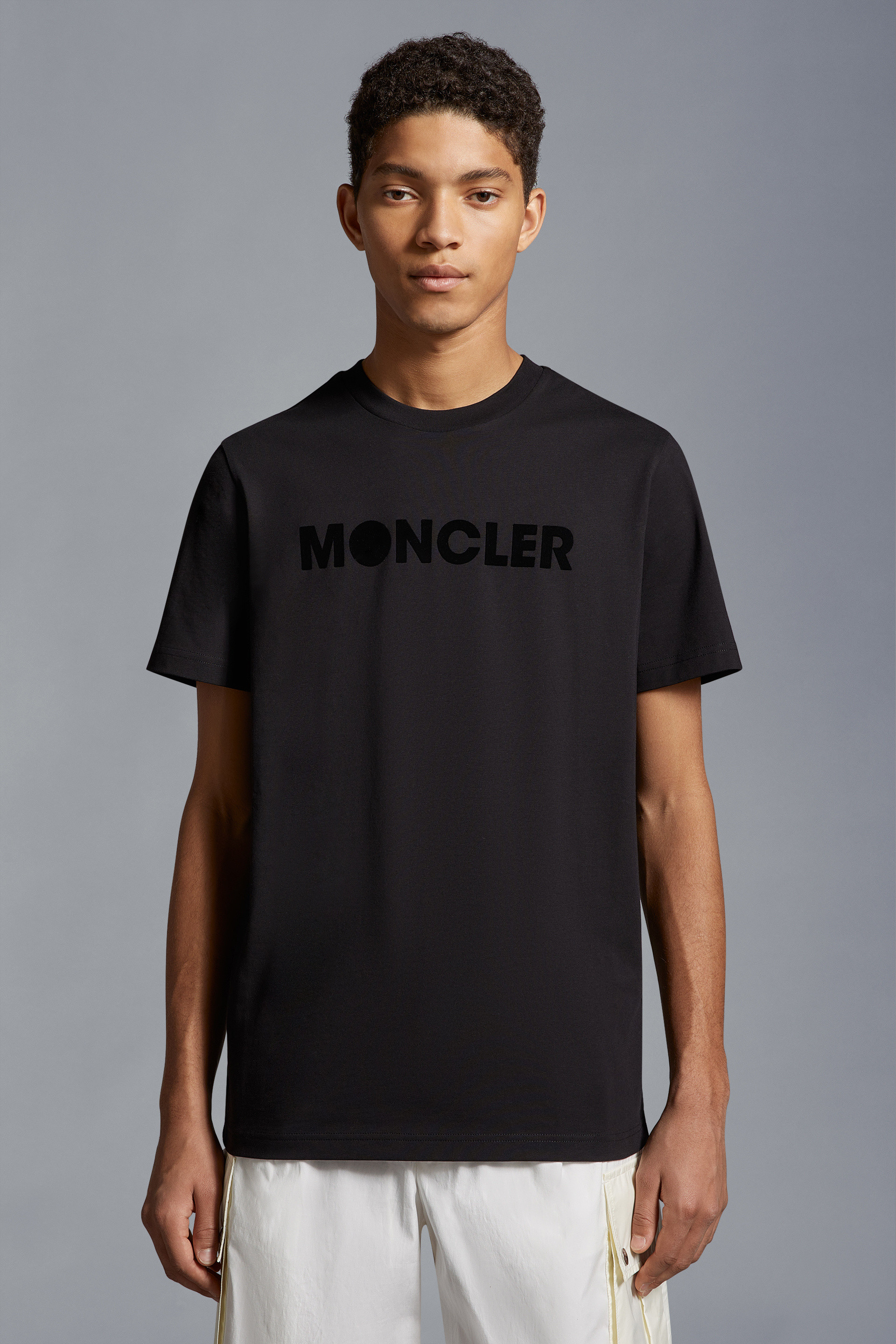 Moncler Genius MAGLIA T-SHIRT M 美品 ブラック肩幅54cm