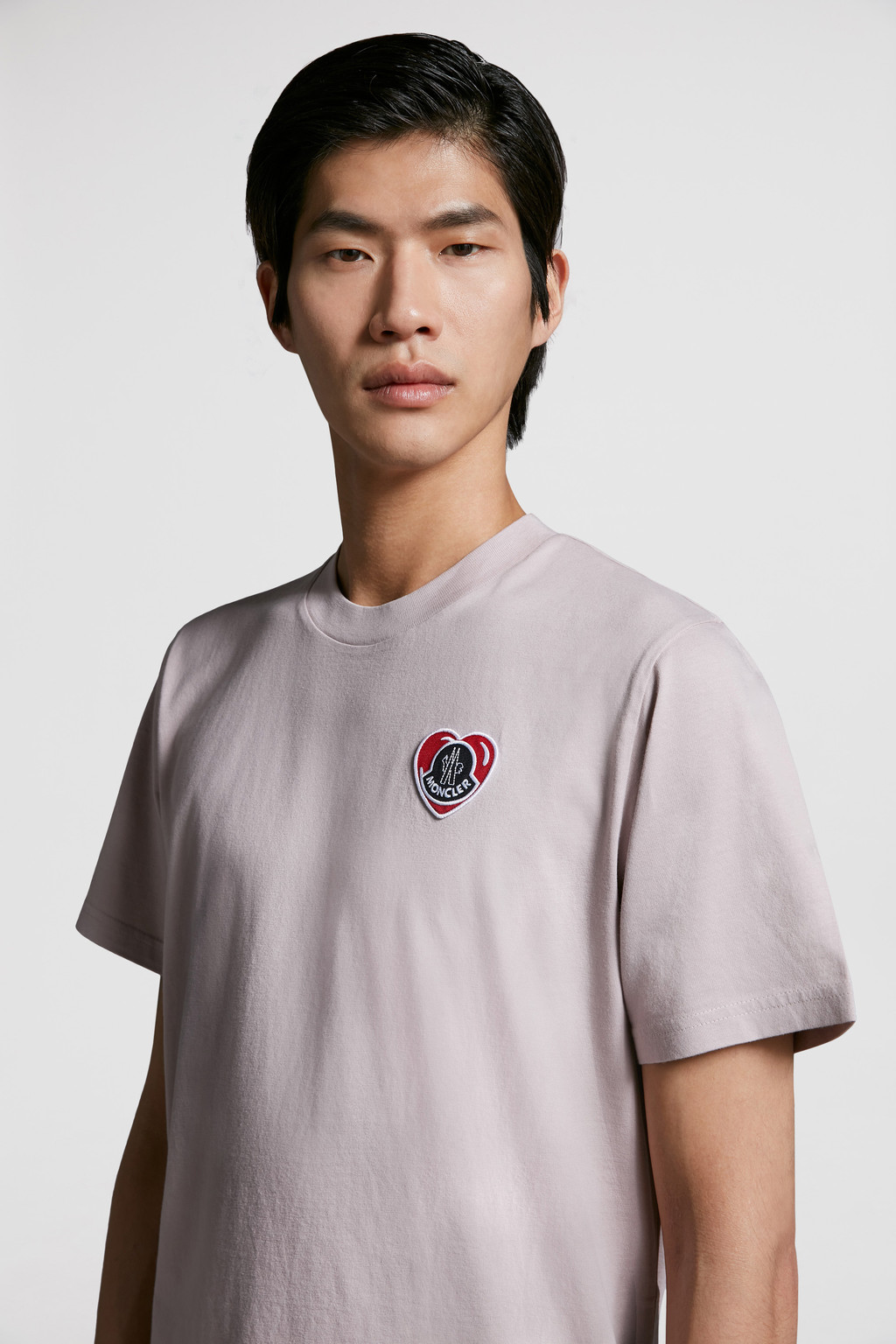 Pink Heart Logo TShirt Polos & Tshirts for Men Moncler DE