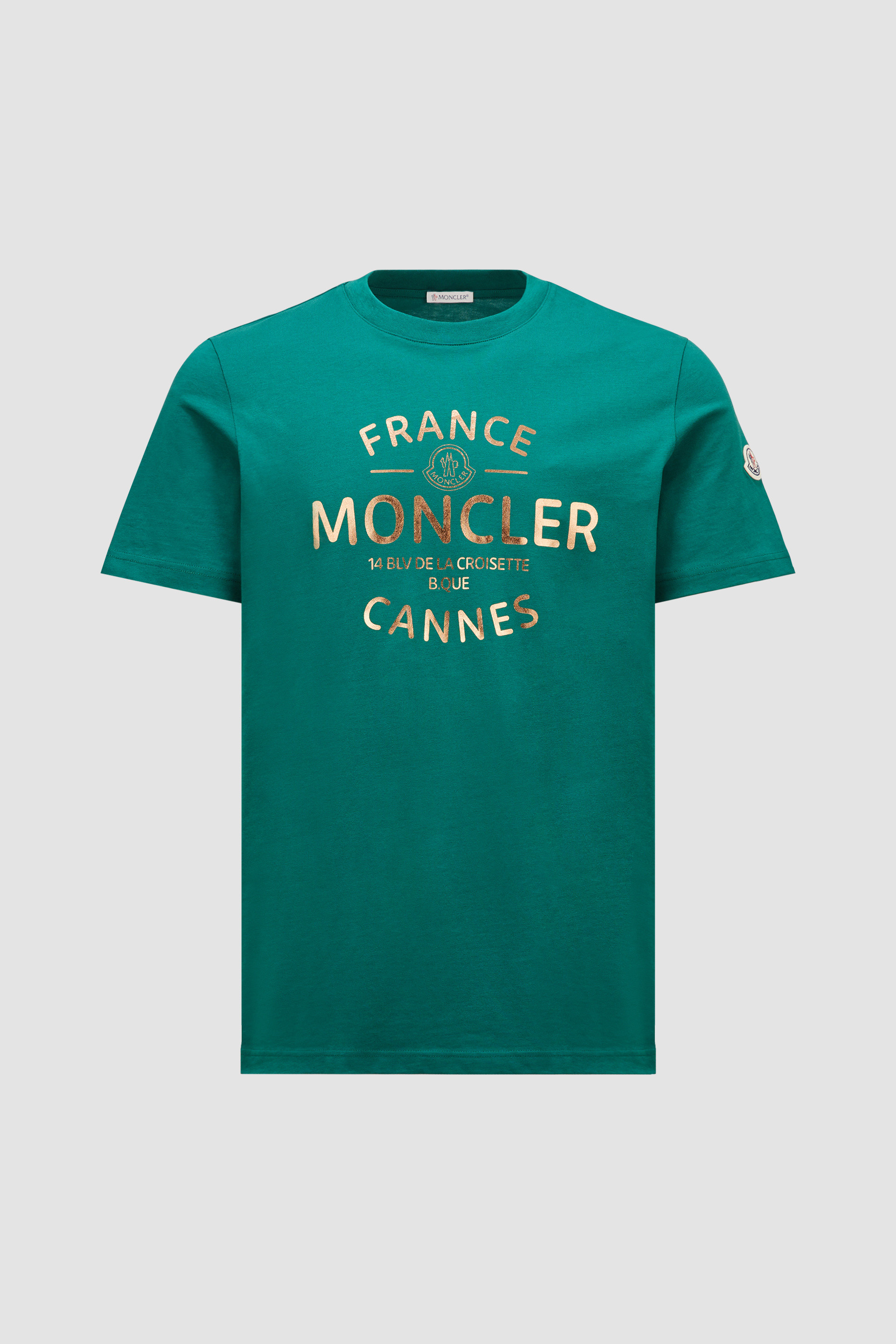 Moncler t shirt green deals