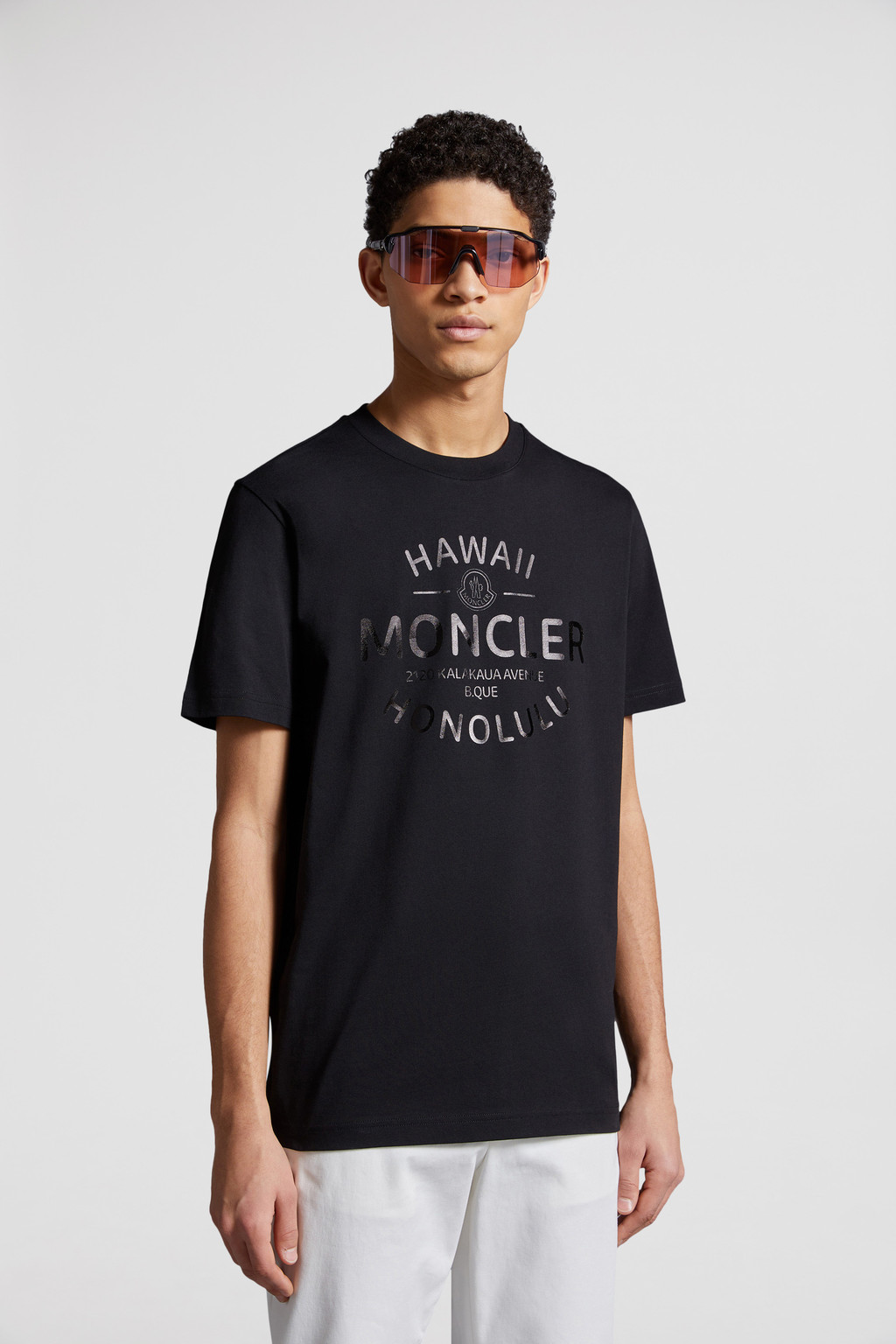 Moncler white t clearance shirt mens