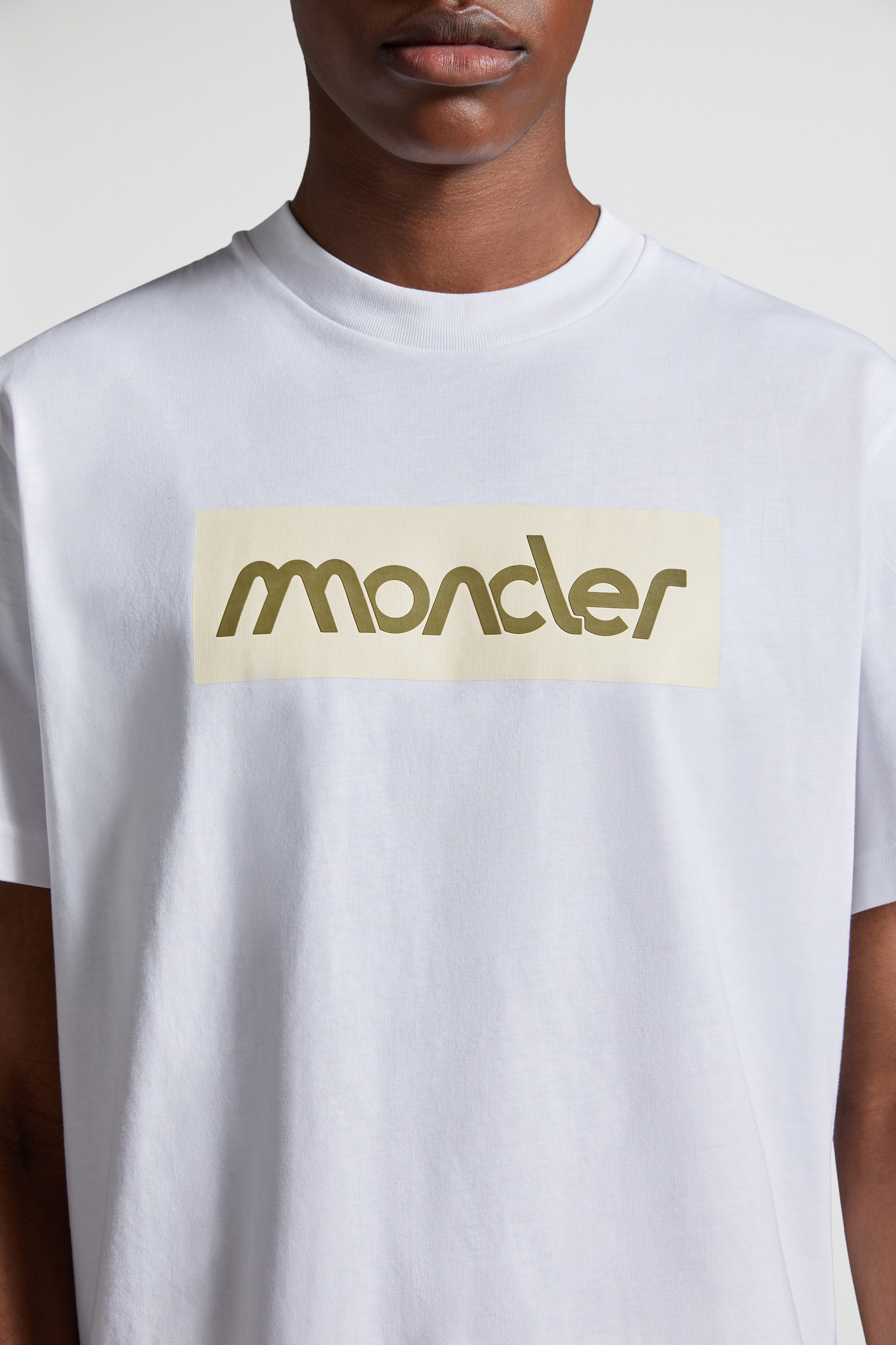 白色男士标识T恤- Polo衫&T恤for 男装| Moncler HK