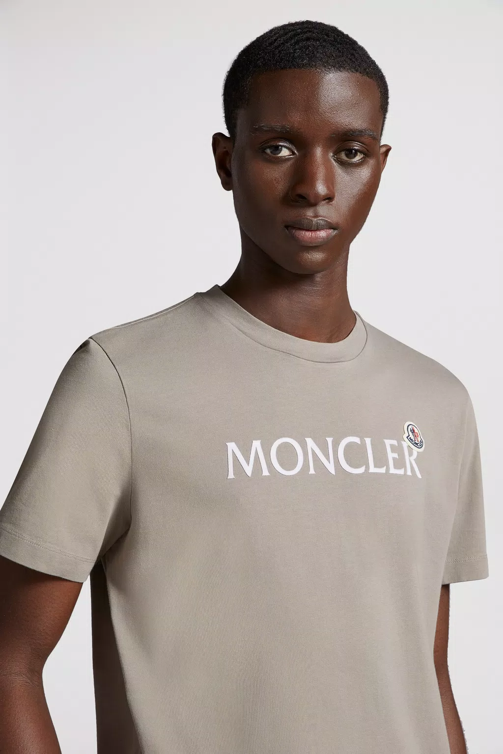 Beige Logo T-Shirt - Polos & T-shirts for Men | Moncler US
