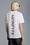 T-shirt con logo verticale Uomo Bianco Ottico Moncler