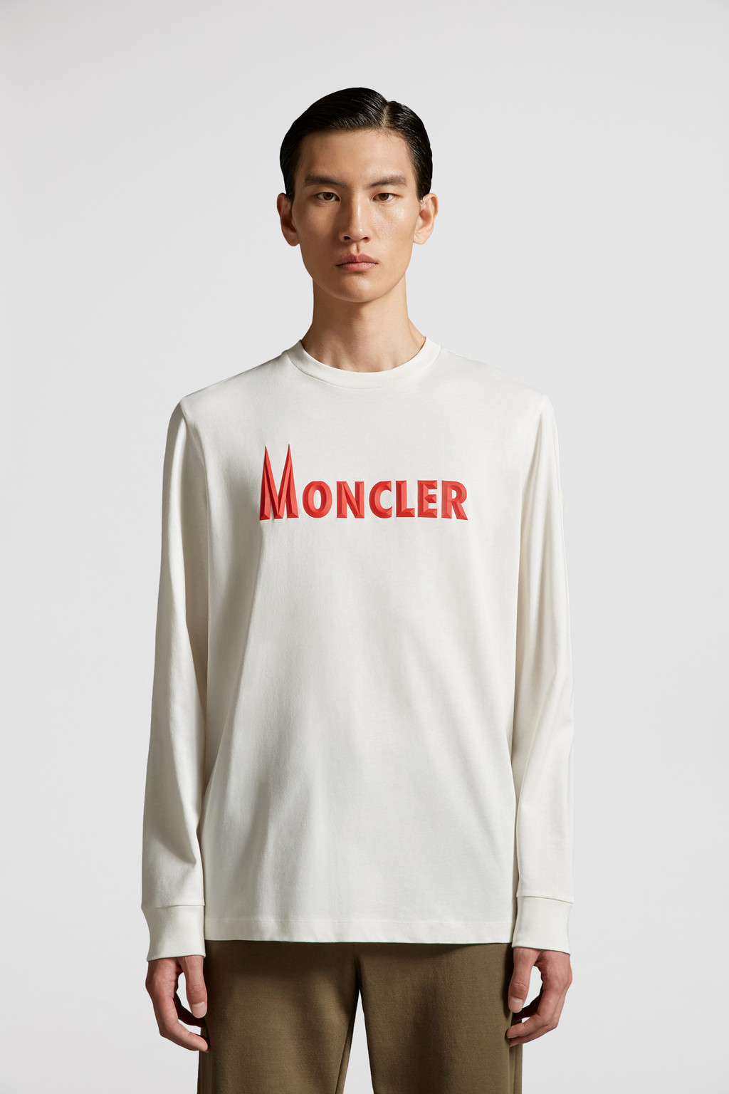Long Sleeve Logo T-Shirt White