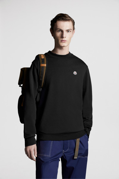 Black Logo Patch Sweatshirt - Sweatshirts for Men | Moncler US