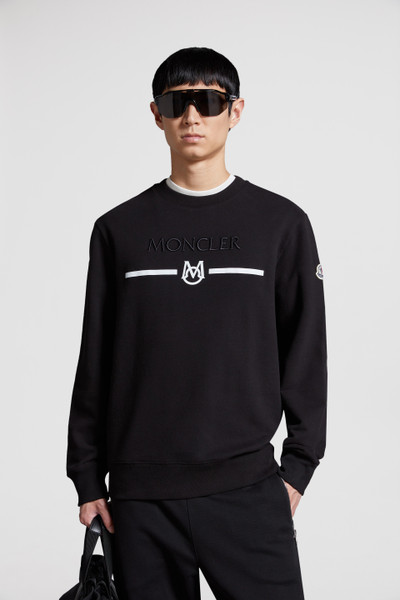 Moncler black outlet sweatshirt