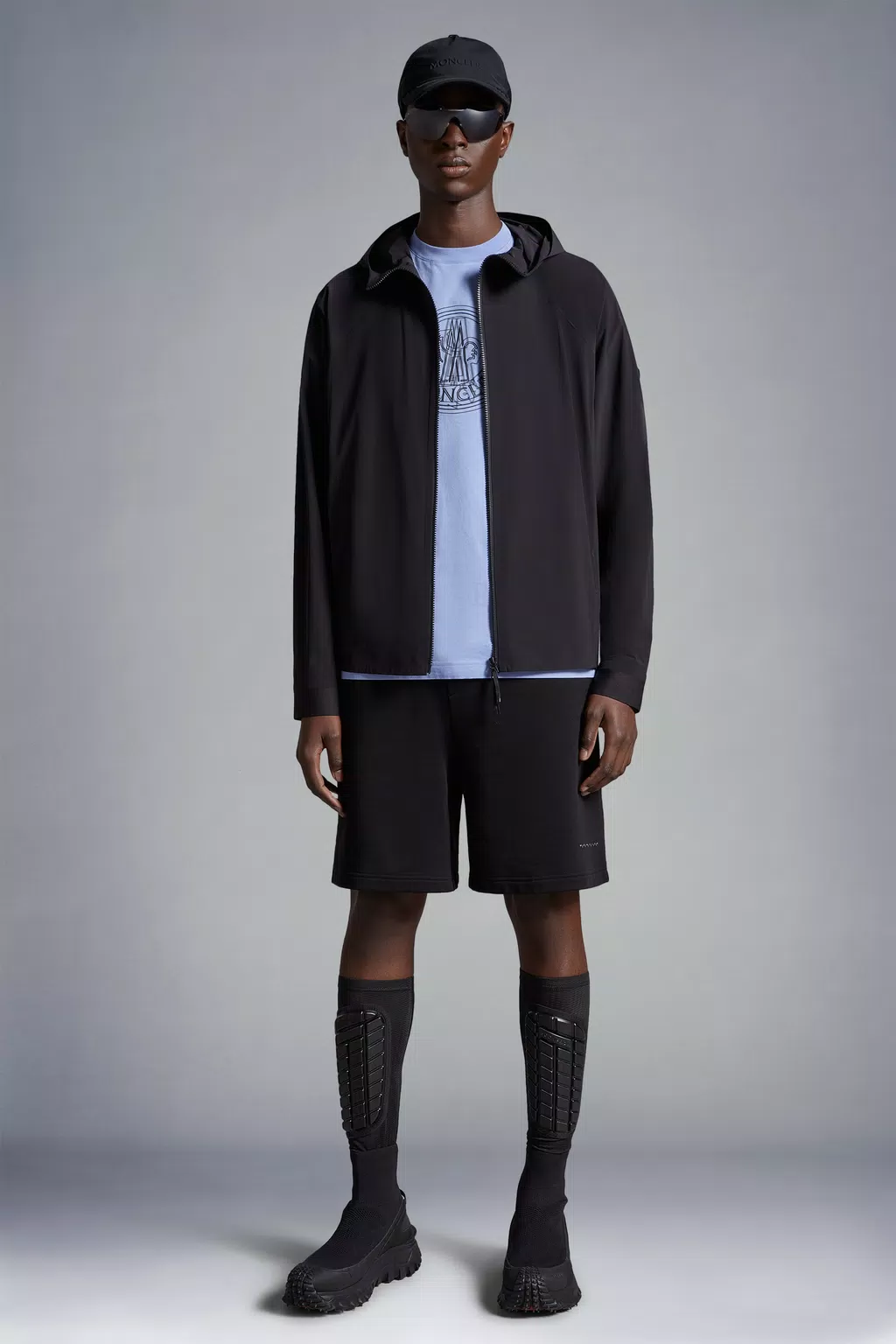 Fleece Shorts Men Black Moncler 1
