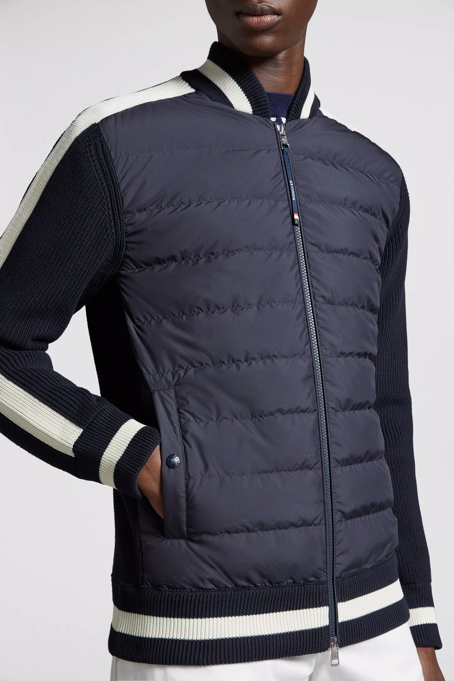Sweat à Capuche Tricot Homme Hiver - Cardigan Thermique Doublé Polaire Avec Fermeture Éclair Complète
