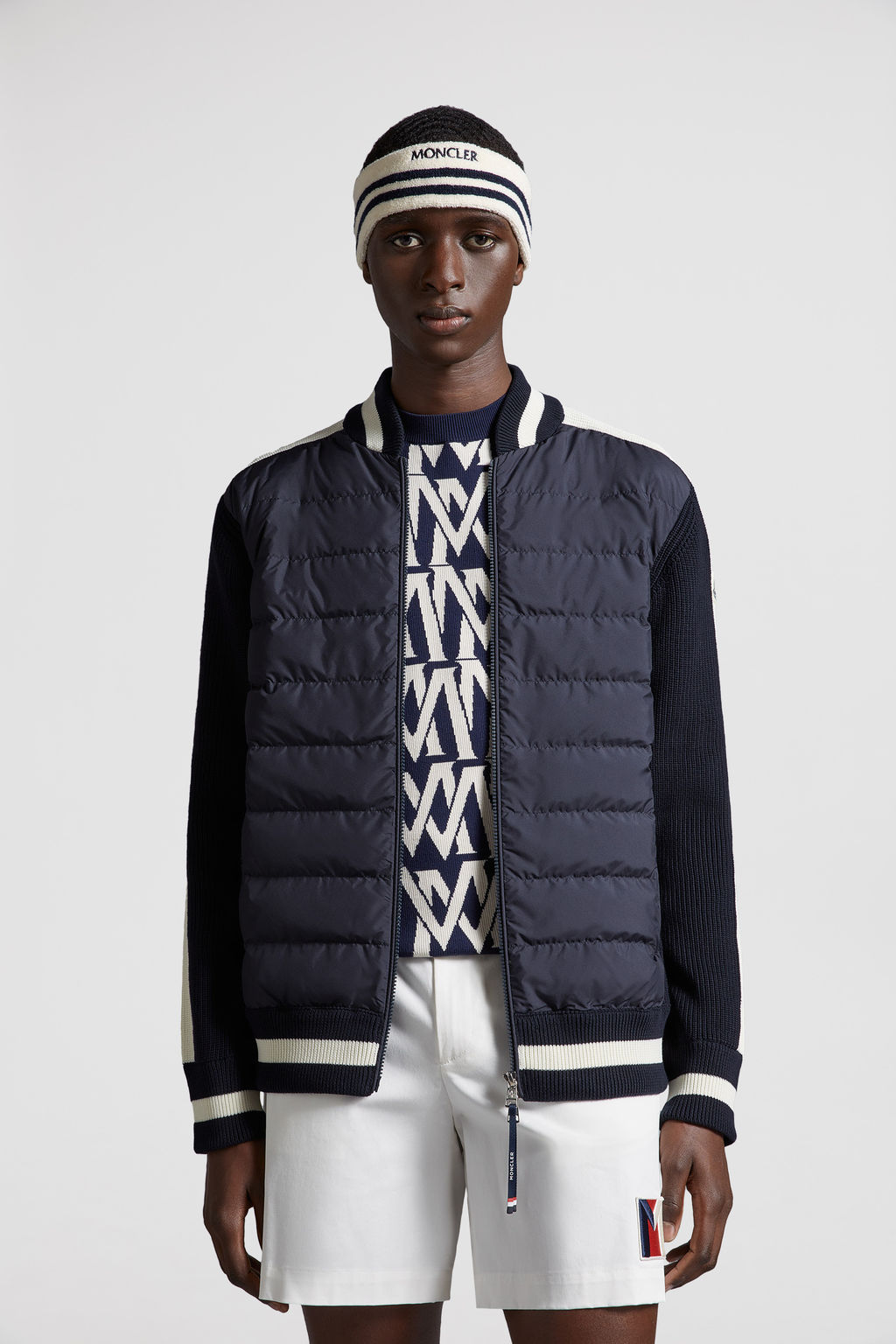 Moncler Down Cardigan - Men's L