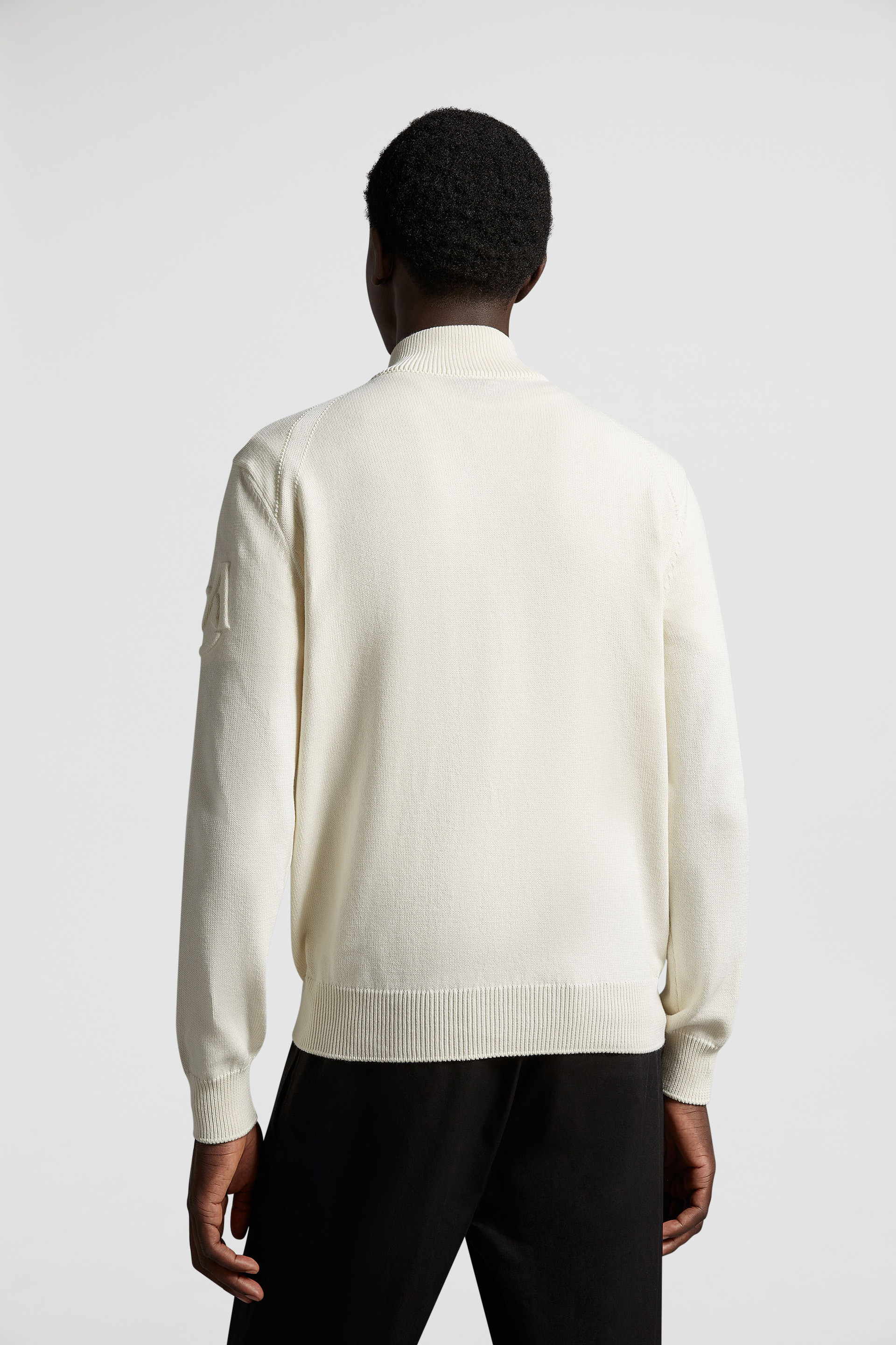 Moncler cardigan cheap white