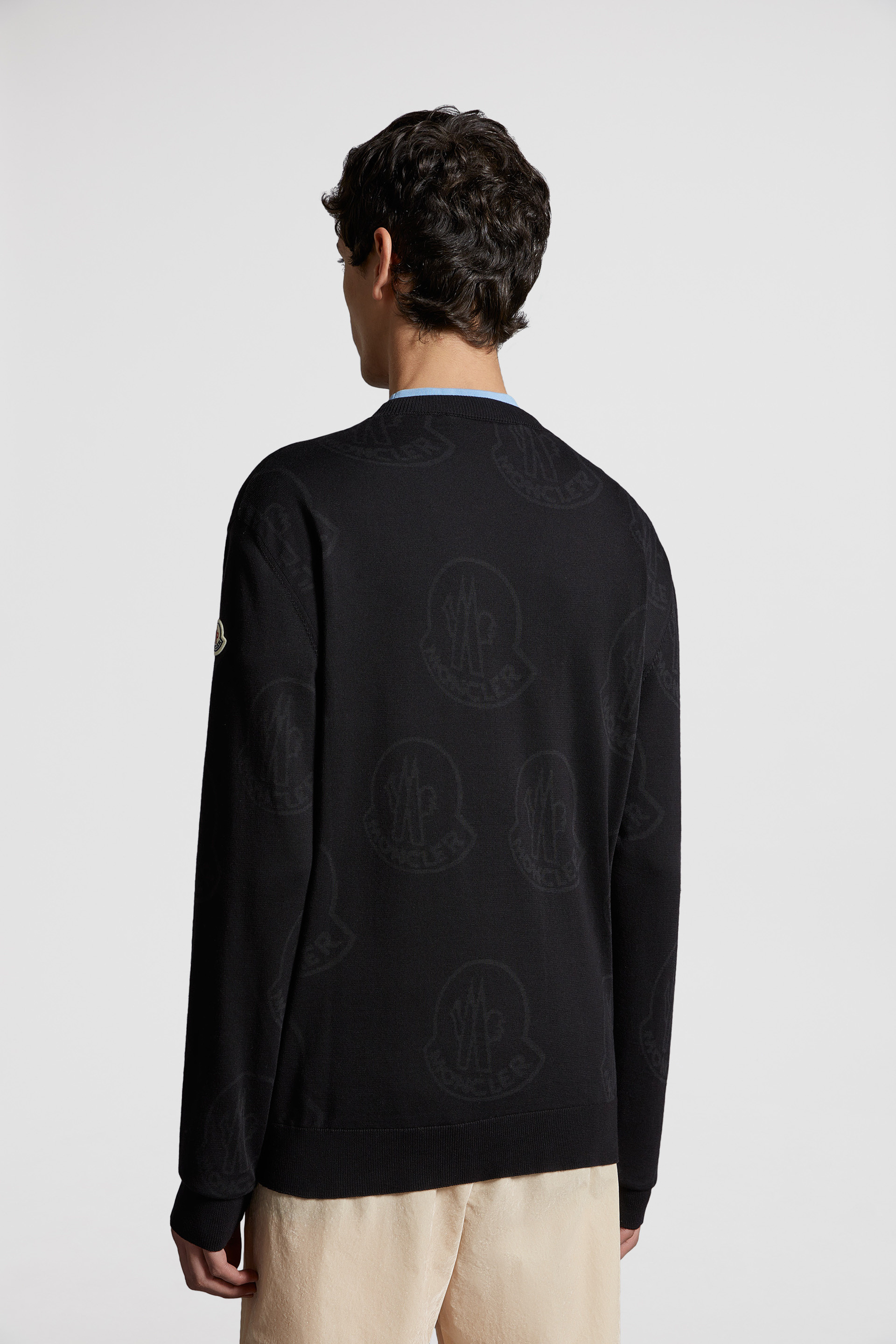 Moncler logo outlet jumper