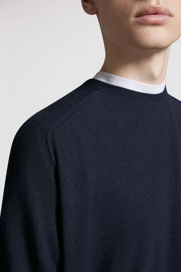 Maglione Uomo In Cotone Chiné - Girocollo Taglia Grande, Comfort E Stile - Foto 8