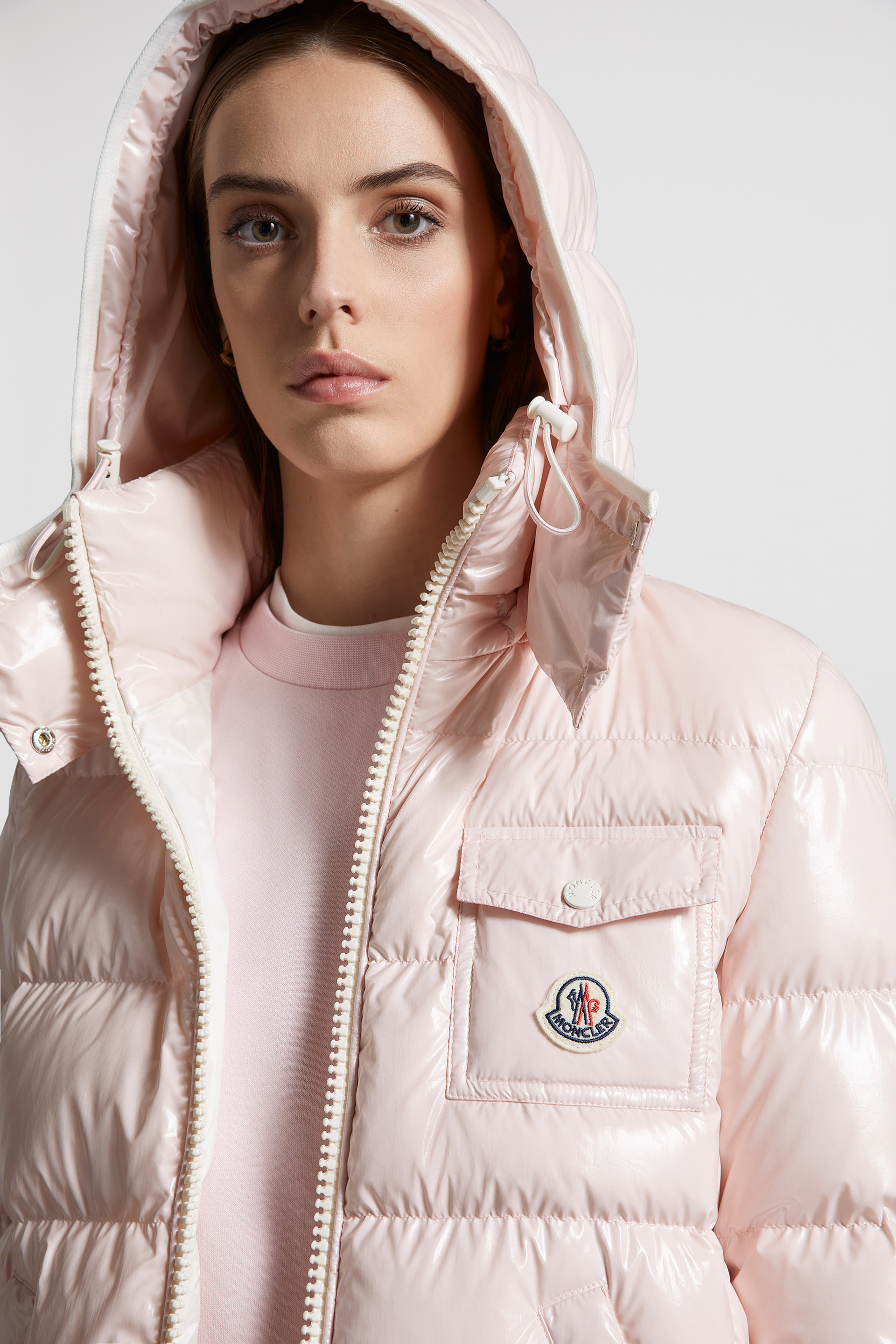 Moncler blush outlet jacket