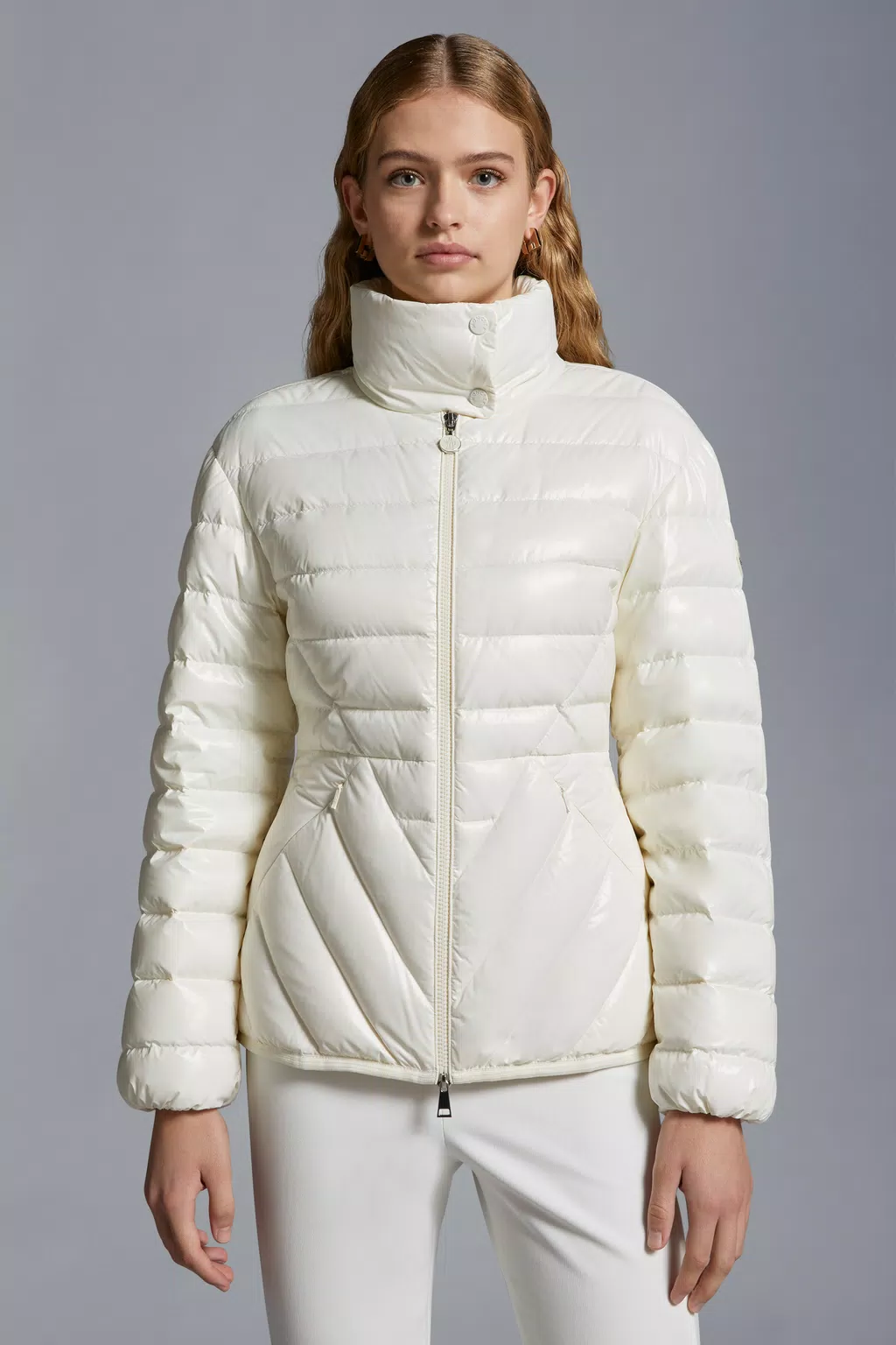 Abante Short Down Jacket Women White Moncler 1