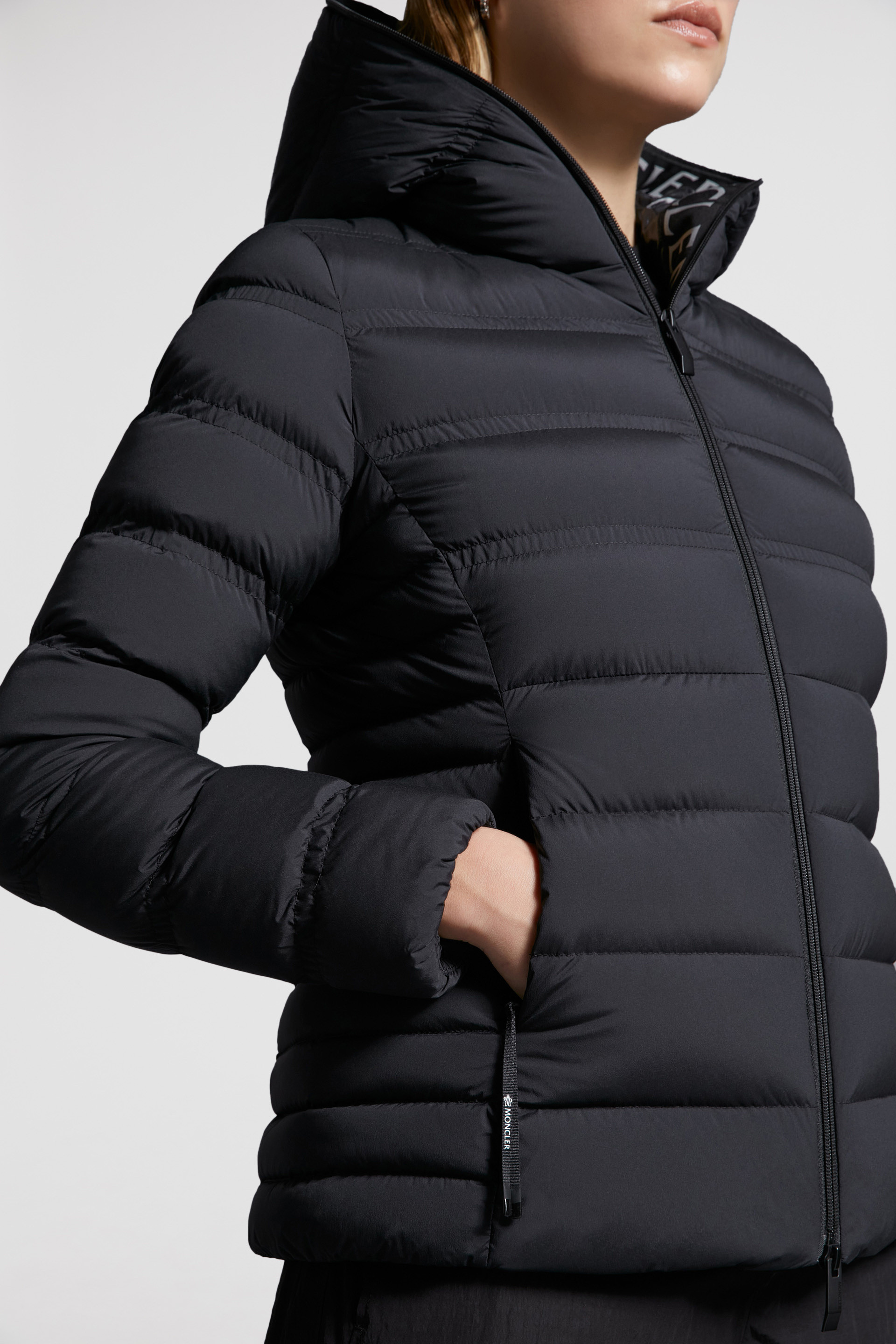 Moncler womens deals black puffer