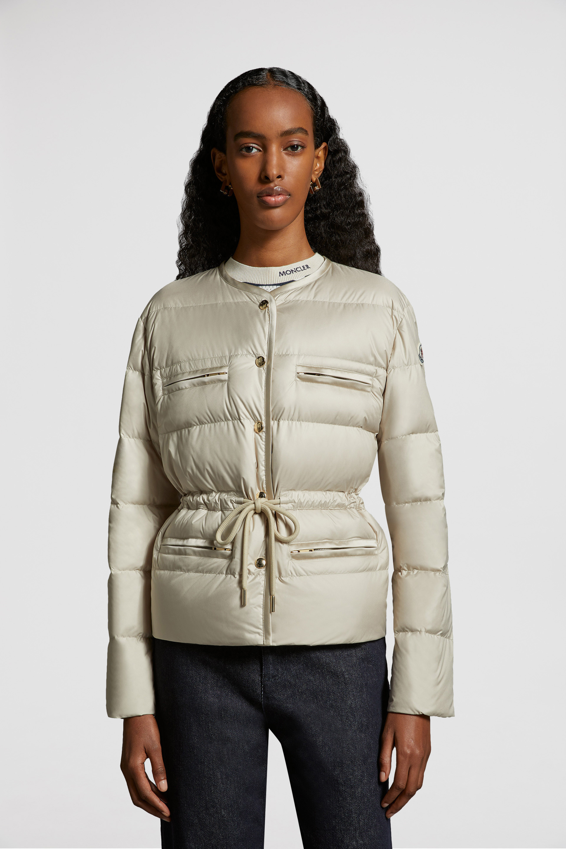 Moncler beige best sale