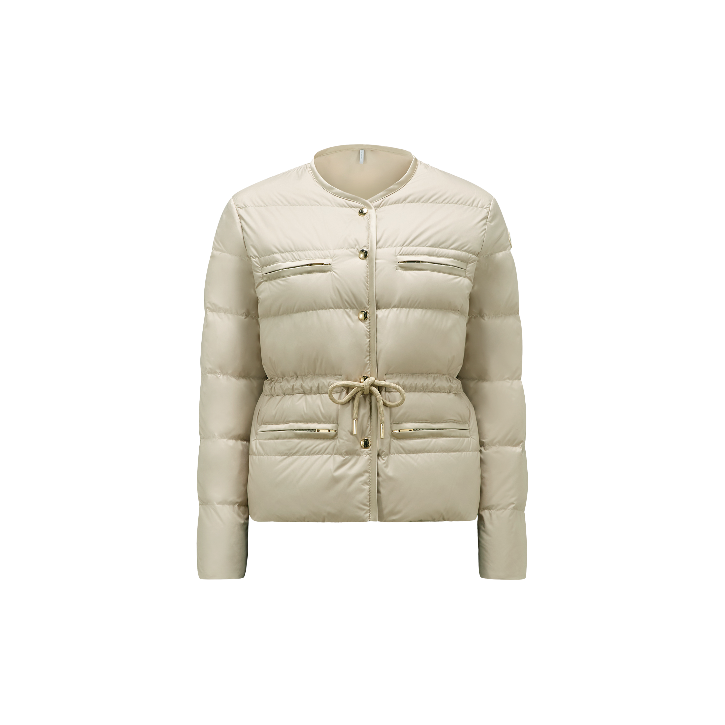 Moncler Collection Doudoune Courte Echione In Beige