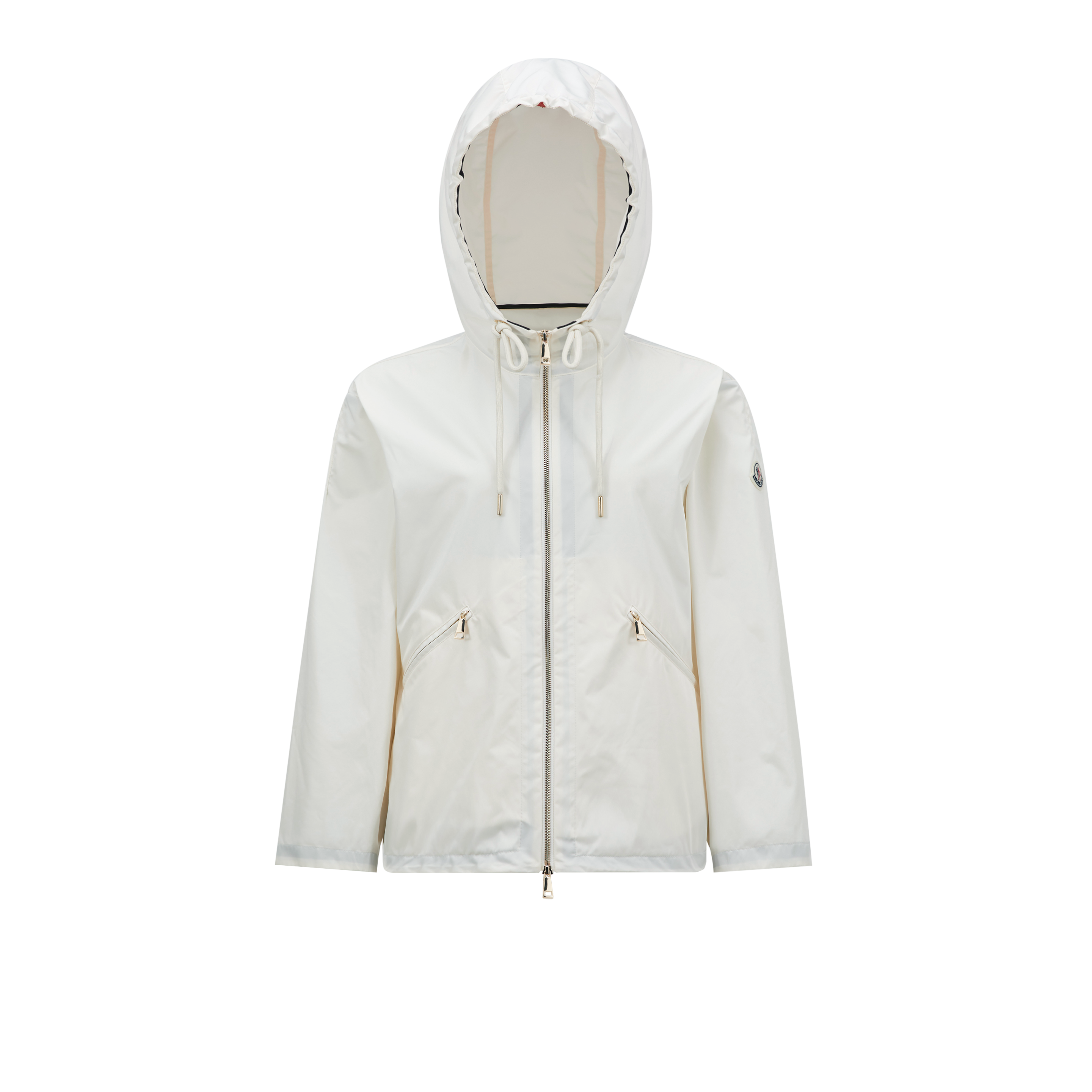 Moncler Collection Cassiopea Hooded Jacket White