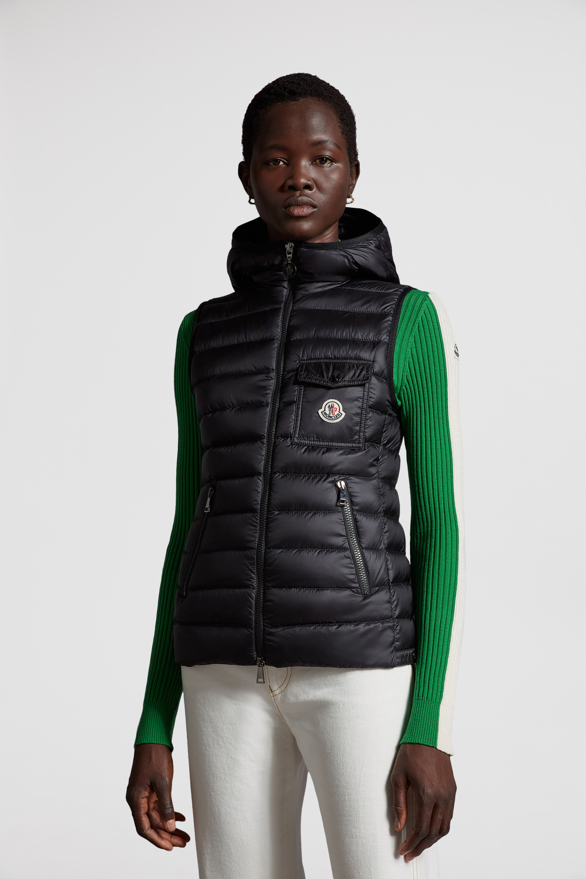 Green cheap moncler vest